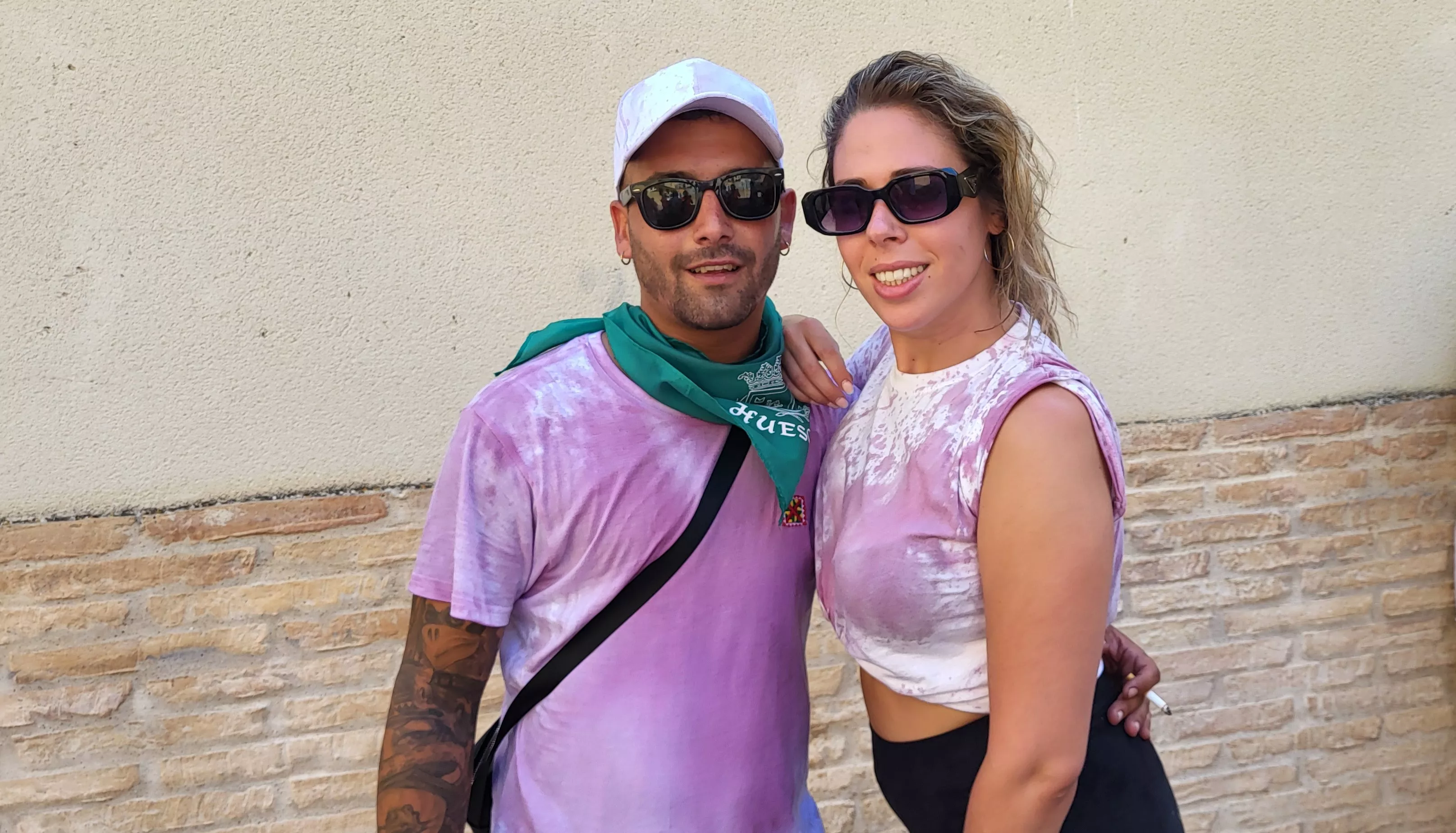 Cohete anunciador de las fiestas de San Lorenzo 2024.