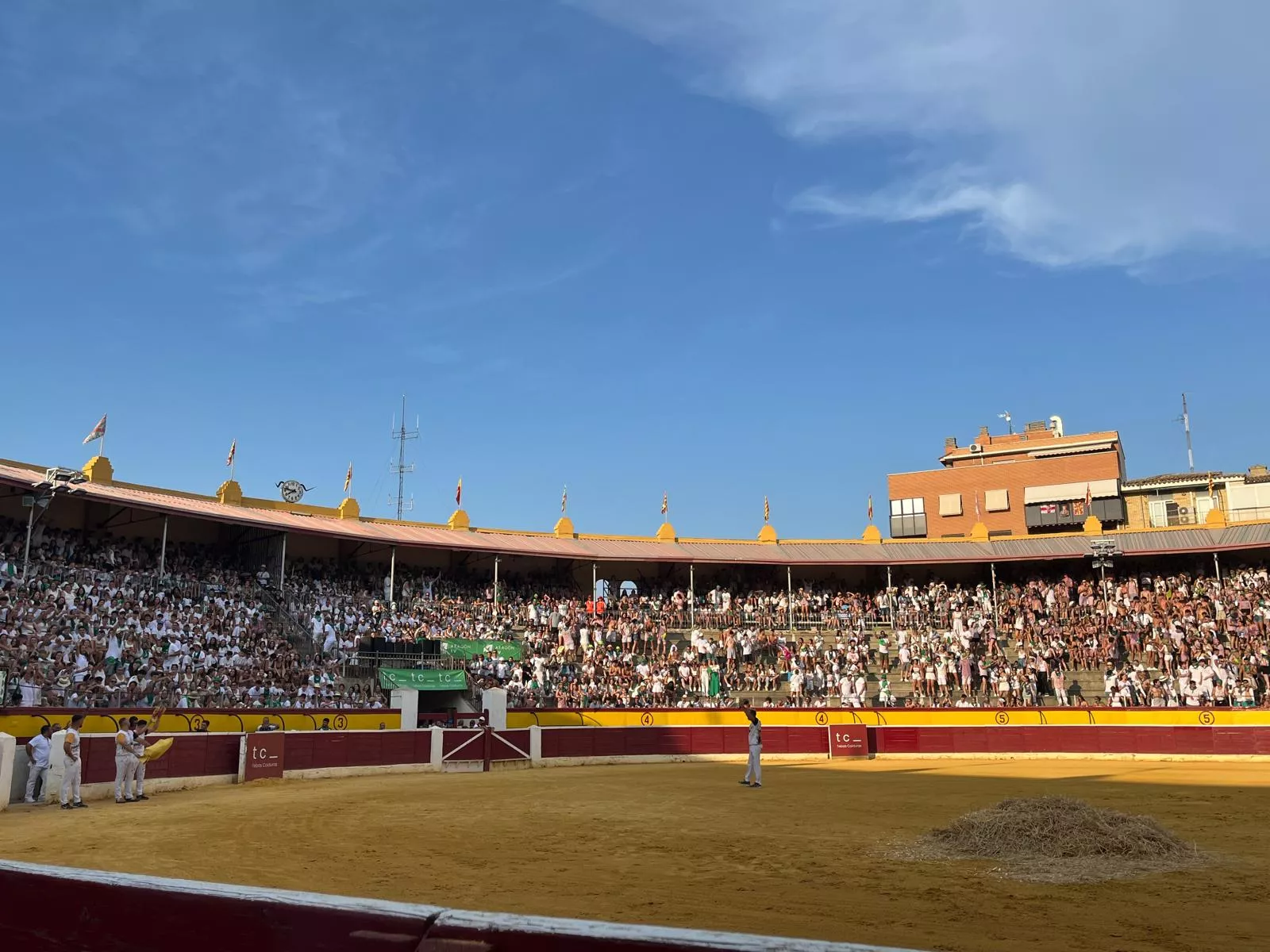 Imágenes de la becerrada de las peñas y Casta Aragonesa. Foto: Adrián Mora