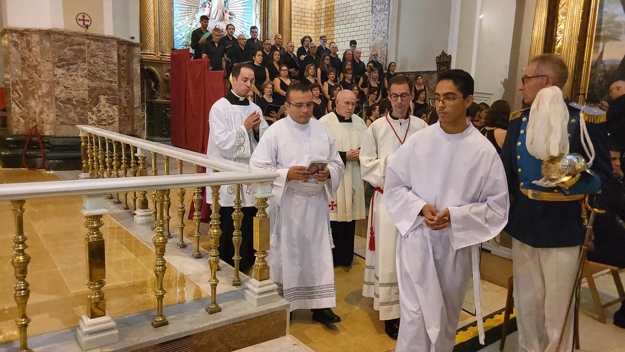 Completas en la Basílica de San Lorenzo