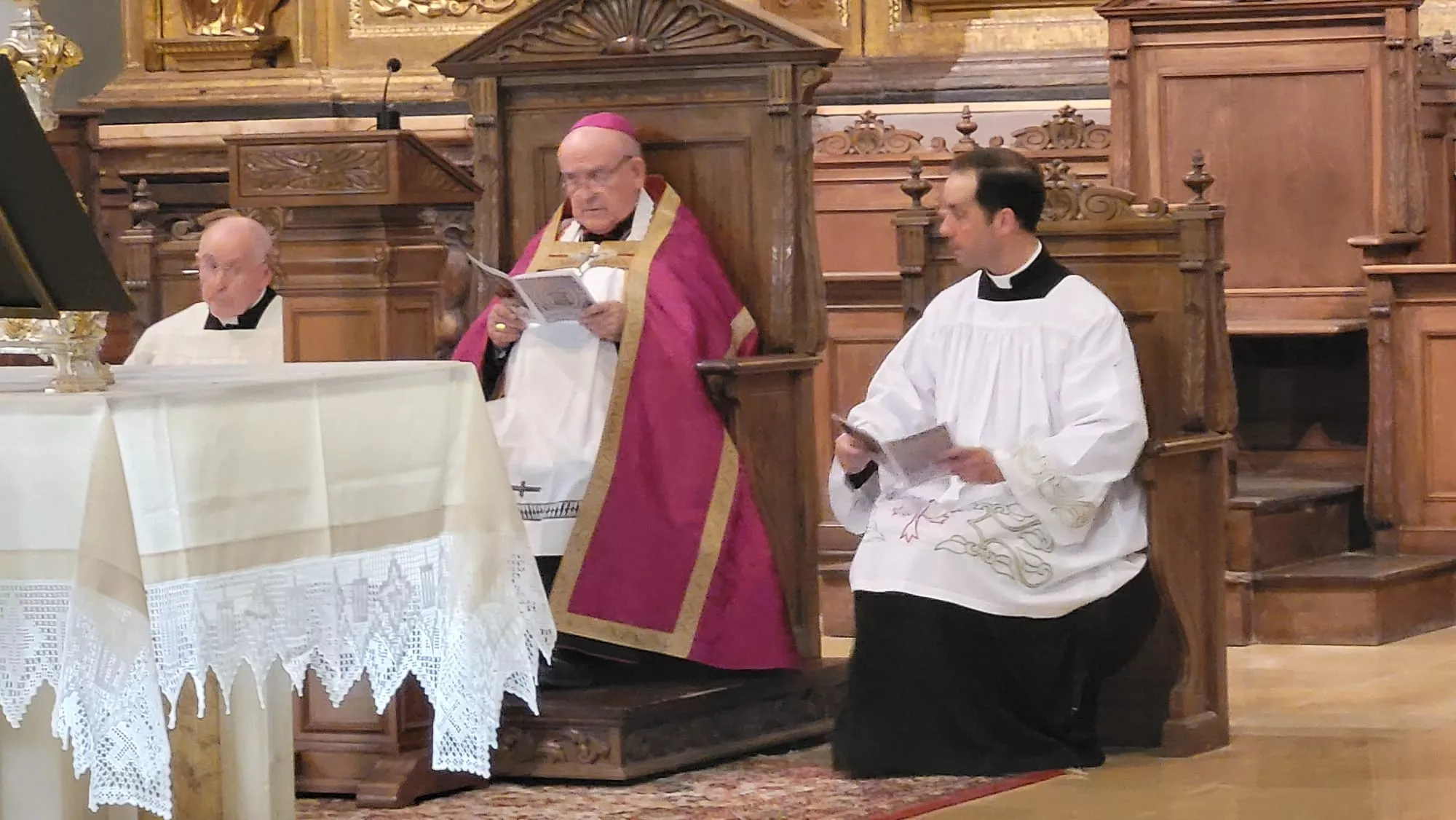 Completas en la Basílica de San Lorenzo