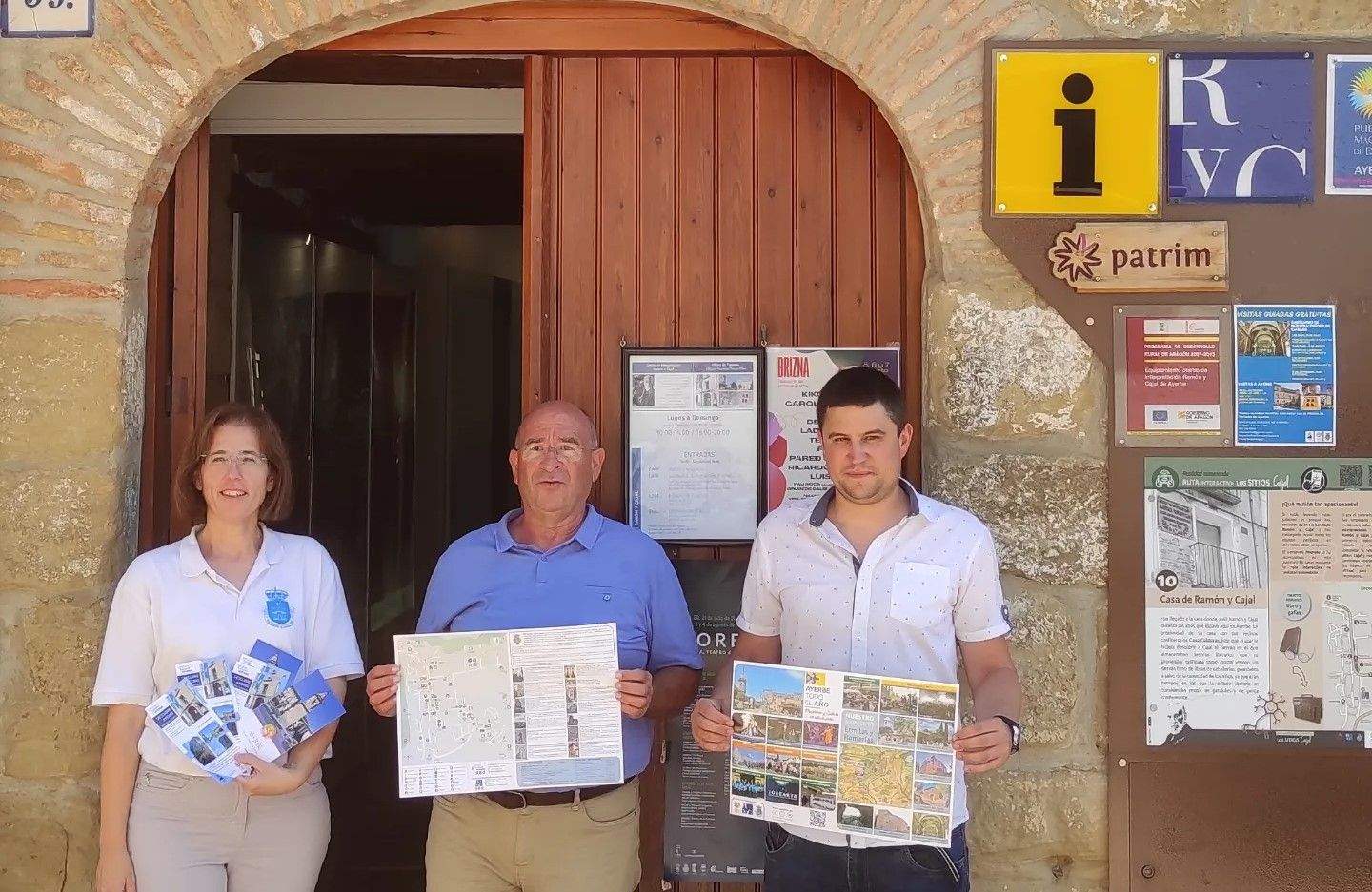 Ayerbe se promociona en verano con nuevos materiales turísticos