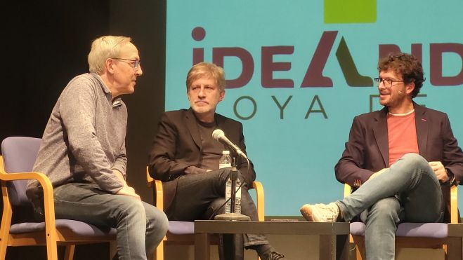 Chema Aniés, Gaizka Urresti y Chema Paraled. Foto Myriam Martínez Chema Aniés, Gaizka Urresti y Chema Paraled. Foto Myriam Martínez