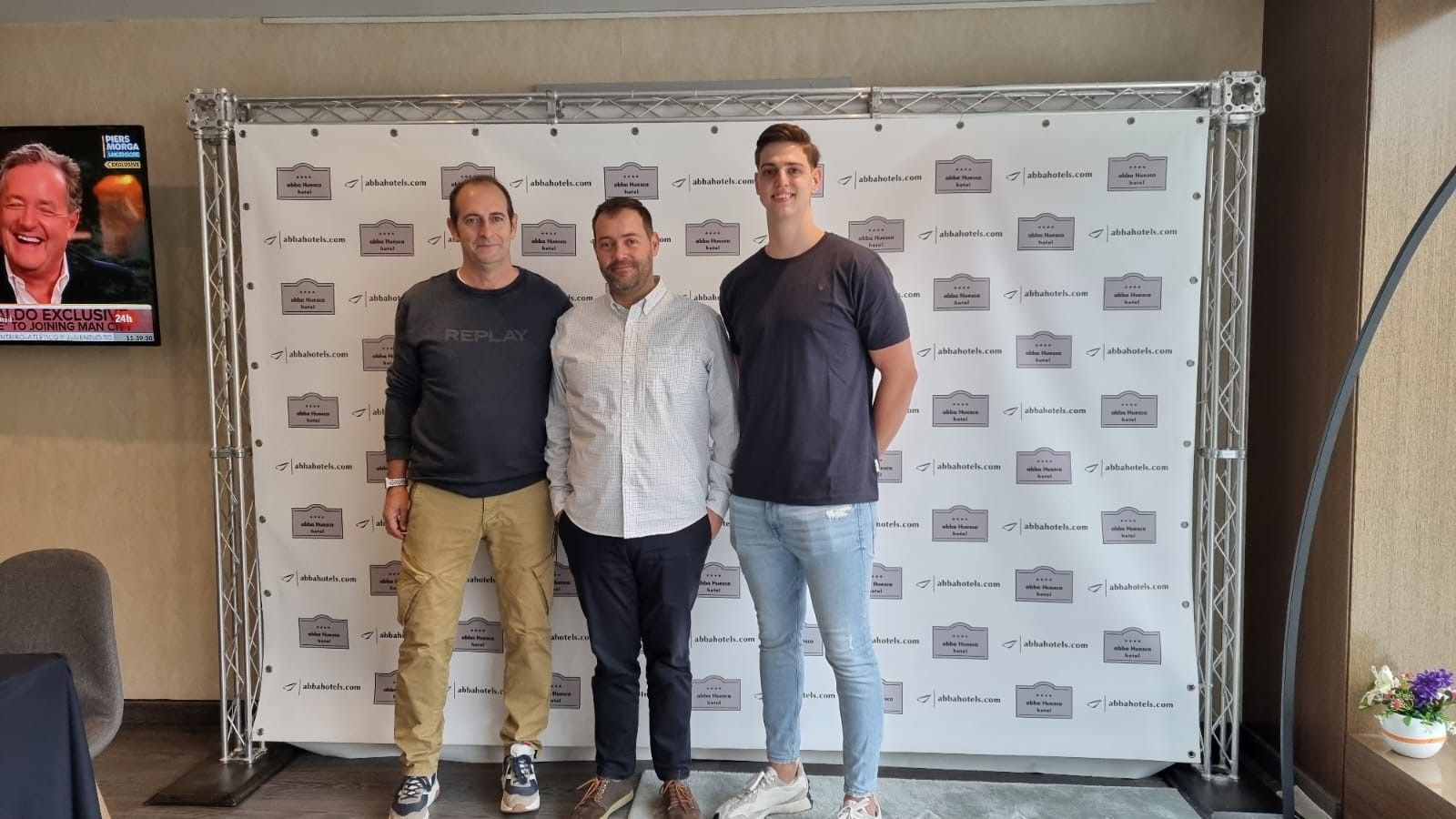 José Francisco Nolasco, Manuel Solanilla e Ian Moya.