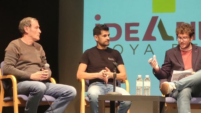 Jesús Estallo, Nacho Moya y Chema Paraled. Foto Myriam Martínez Jesús Estallo, Nacho Moya y Chema Paraled. Foto Myriam Martínez