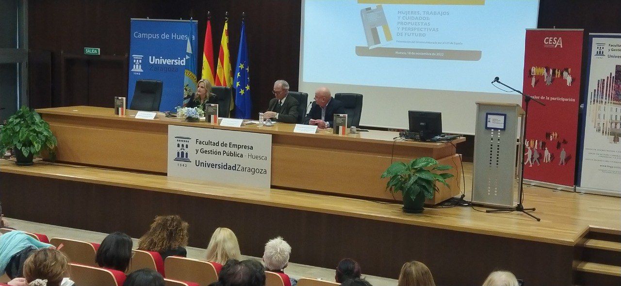 Un 20 % de los jóvenes niega la existencia de la violencia de género. Campus de Huesca