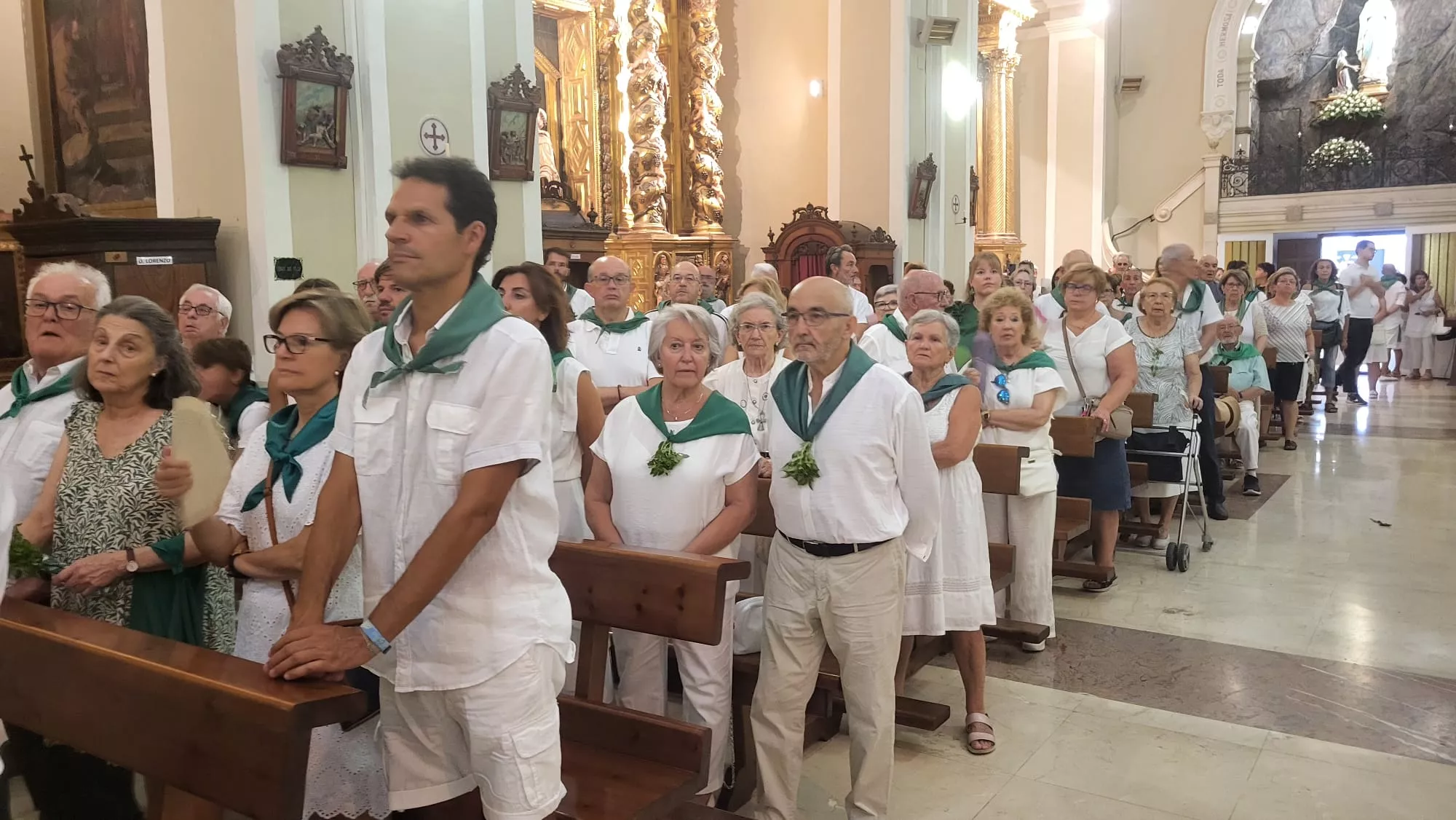 Misa Pontifical en la Basílica de San Lorenzo de Huesca