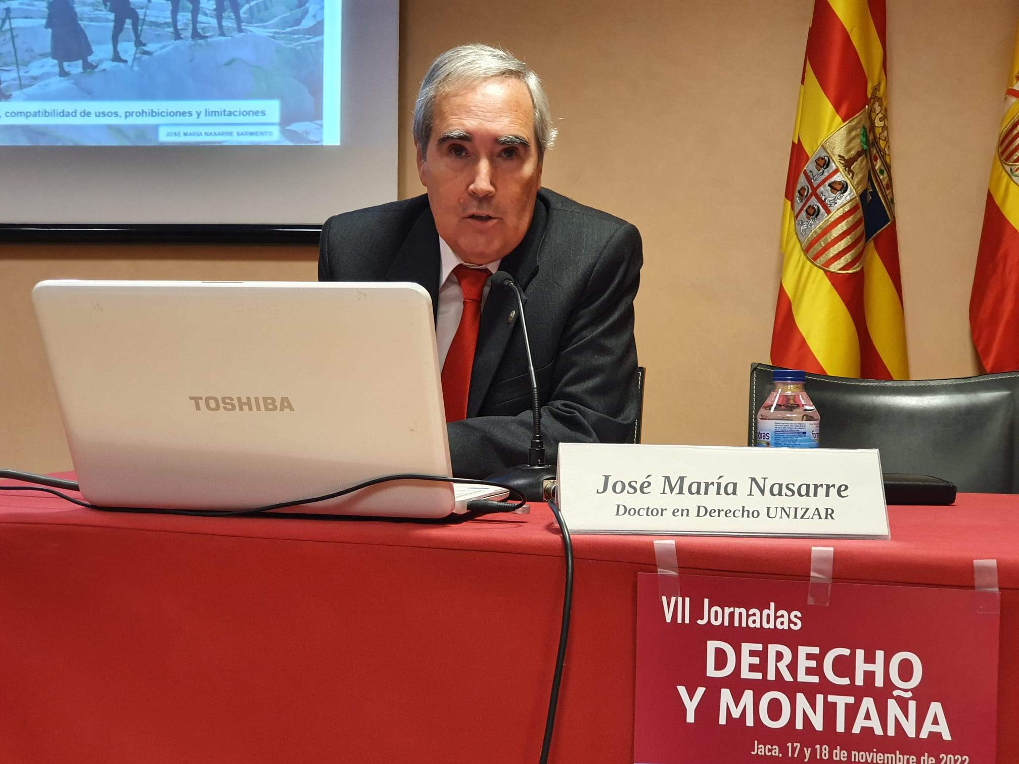 José Mª Nasarre, en las VII Jornadas de Derecho y Montaña. “Hay regulaciones en el espacio natural debido a la masificación"