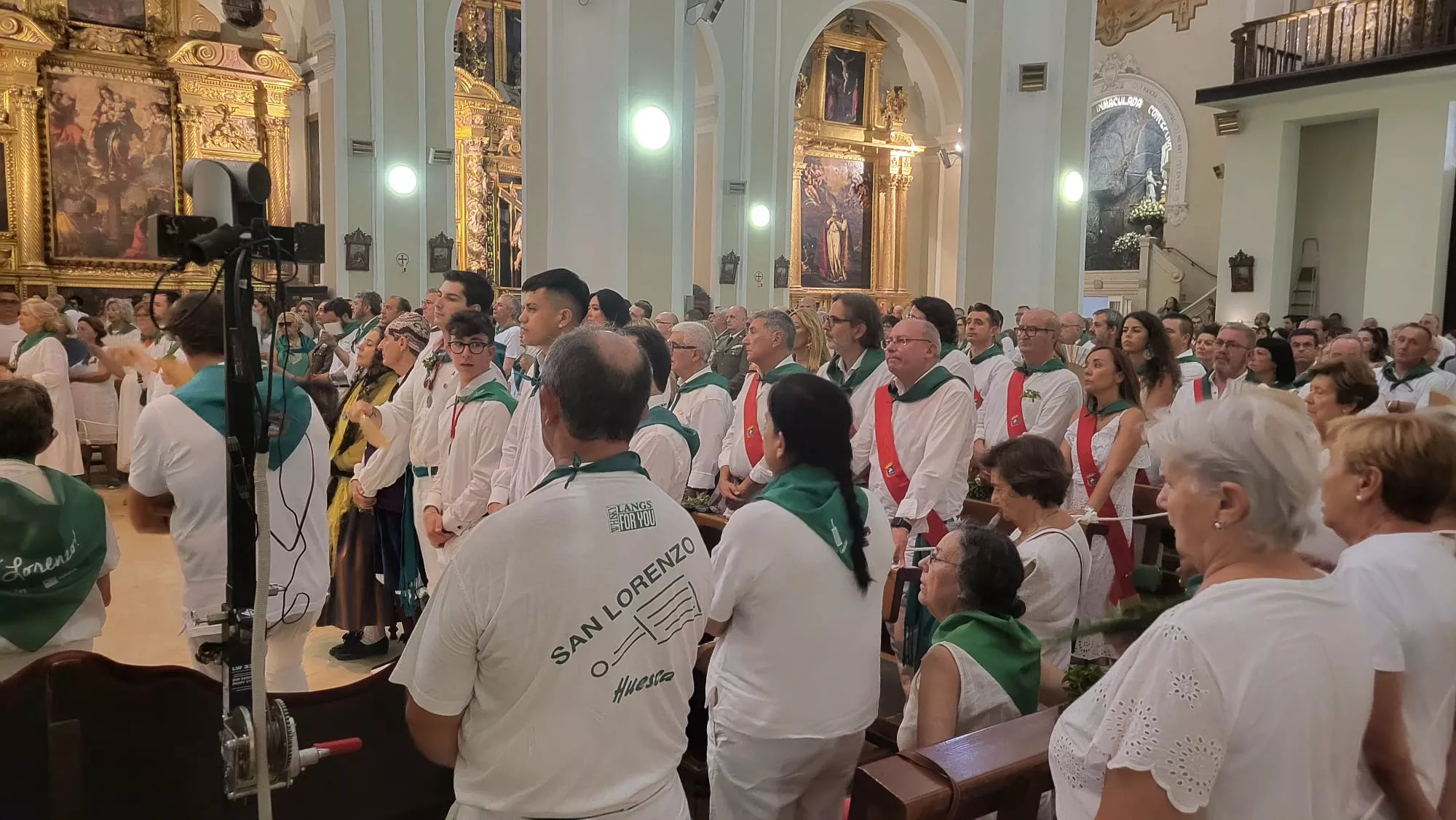 Misa Pontifical en la Basílica de San Lorenzo de Huesca