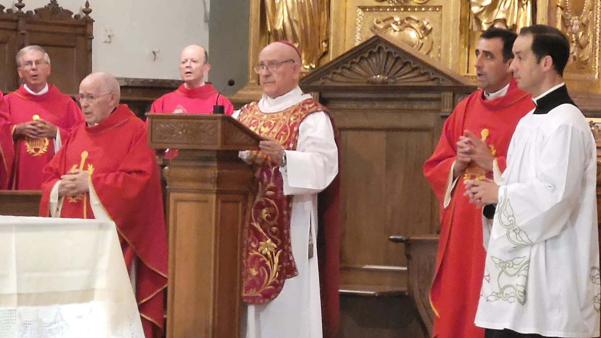 Misa Pontifical en la Basílica de San Lorenzo de Huesca