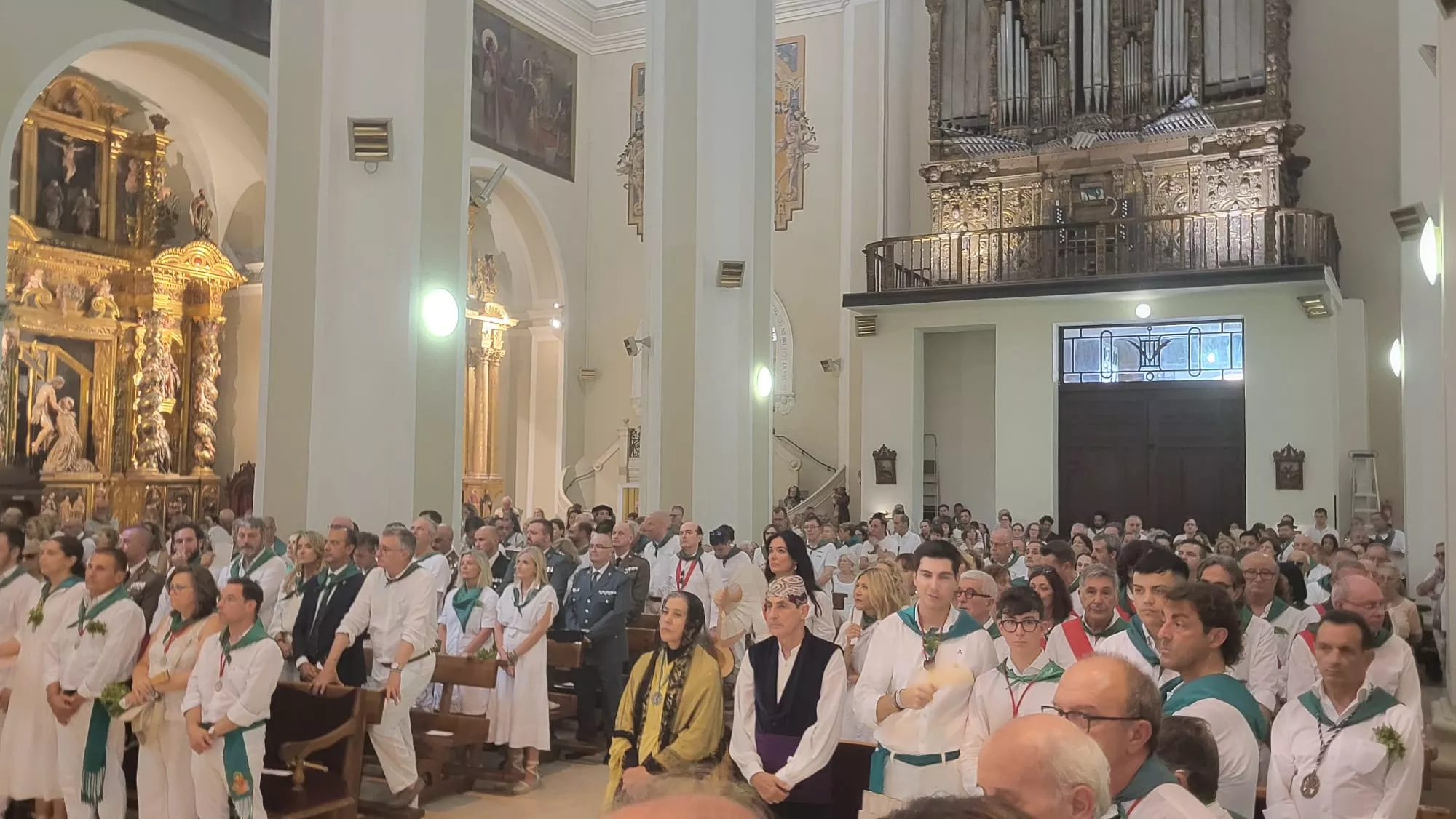 Misa Pontifical en la Basílica de San Lorenzo de Huesca