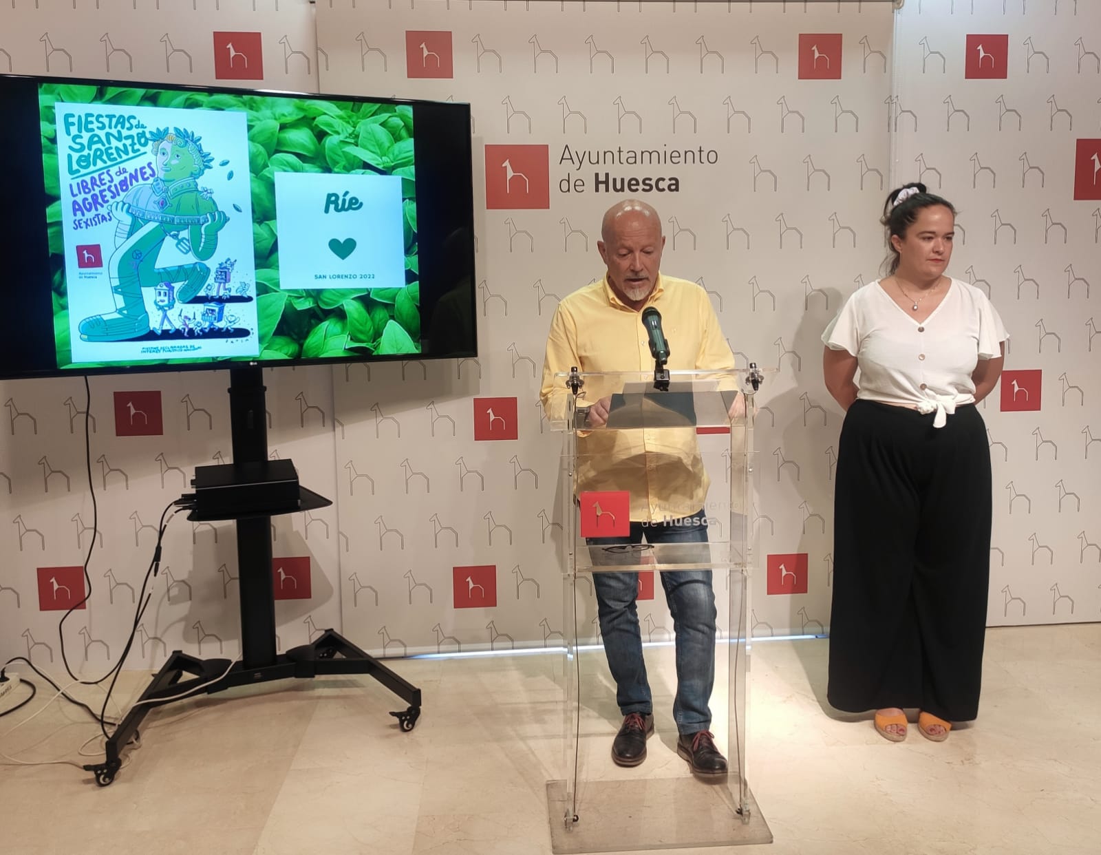 Se habilitarán puntos violeta de atención a mujeres en las fiestas de San Lorenzo Se habilitarán puntos violeta de atención a mujeres en las fiestas de San Lorenzo