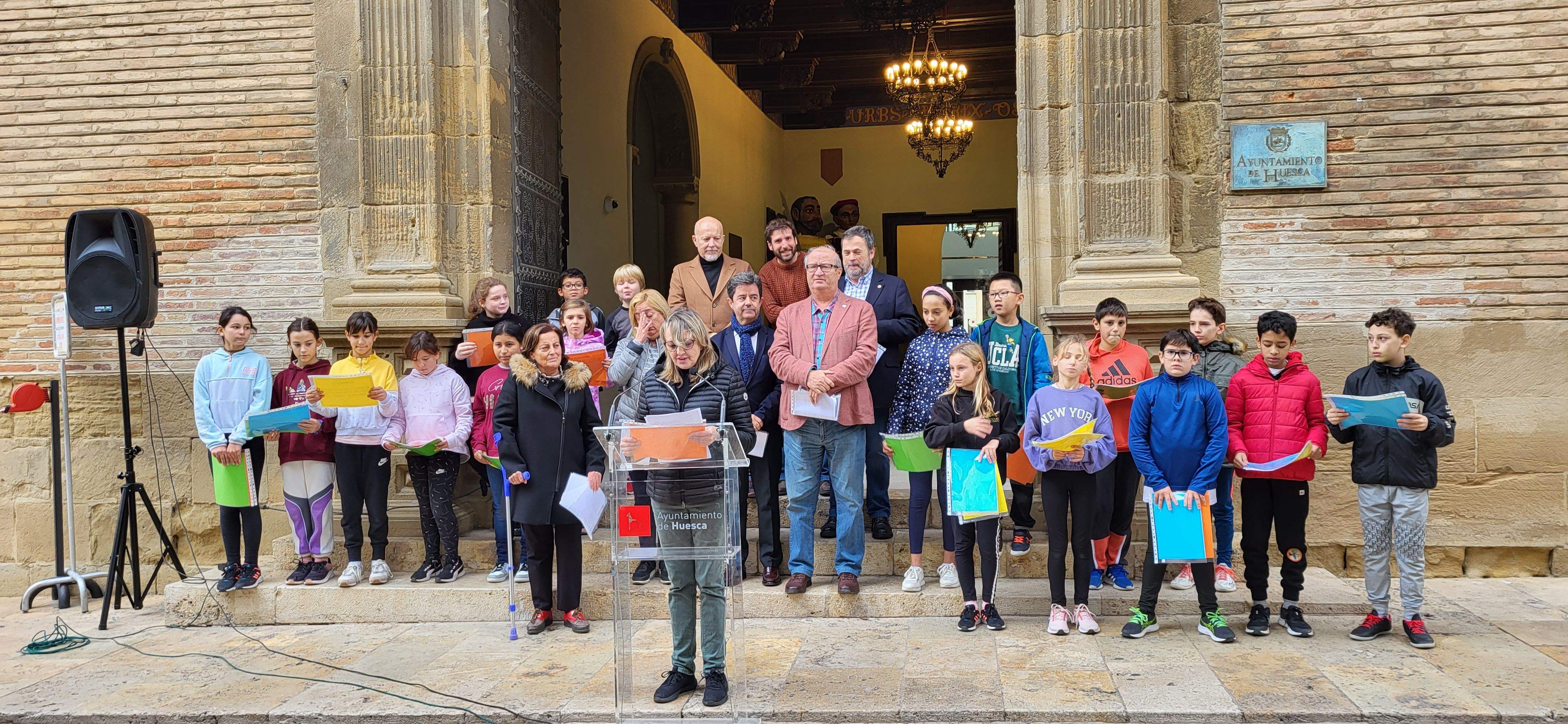 Celebración del Día Internacional de los Derechos de los Niños y las Niñas en Huesca