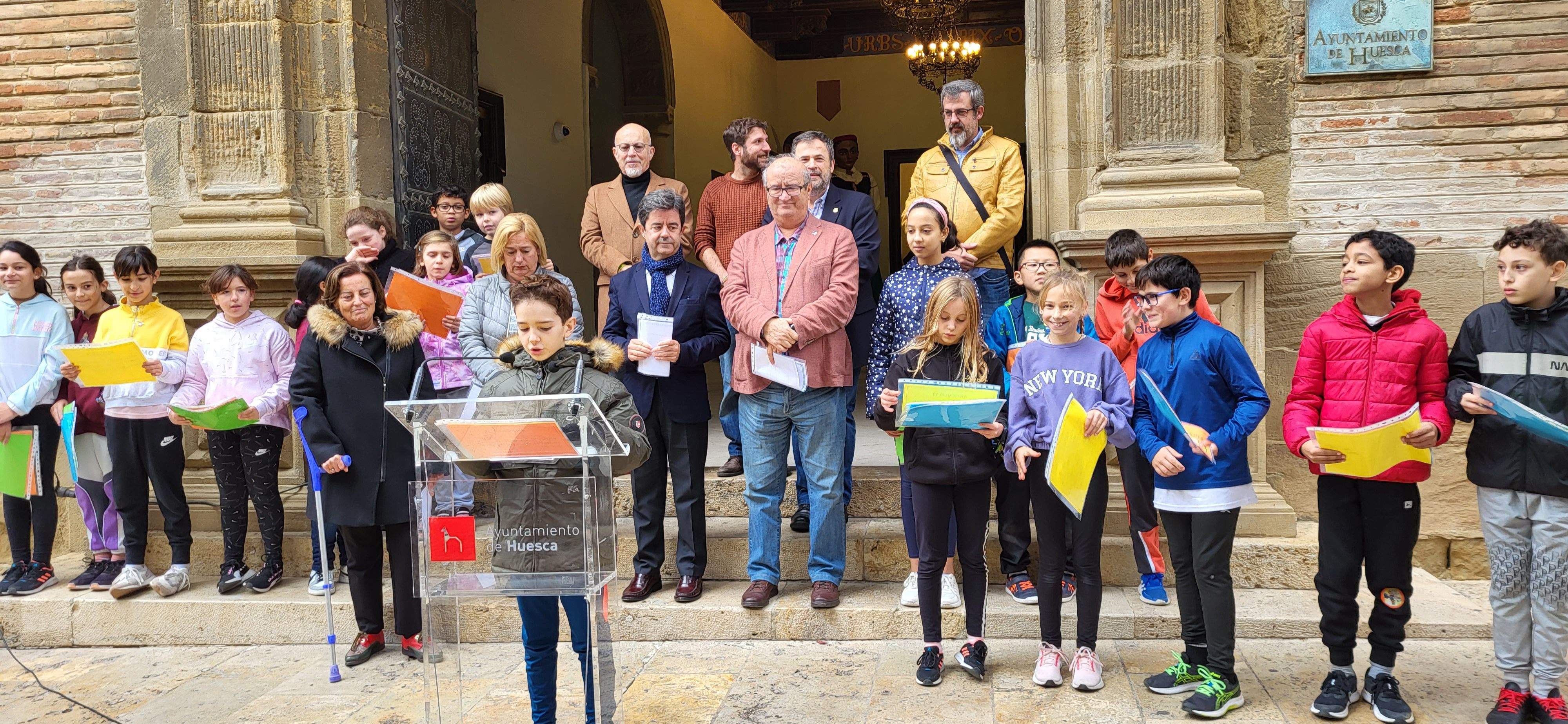 Celebración del Día Internacional de los Derechos de los Niños y las Niñas en Huesca