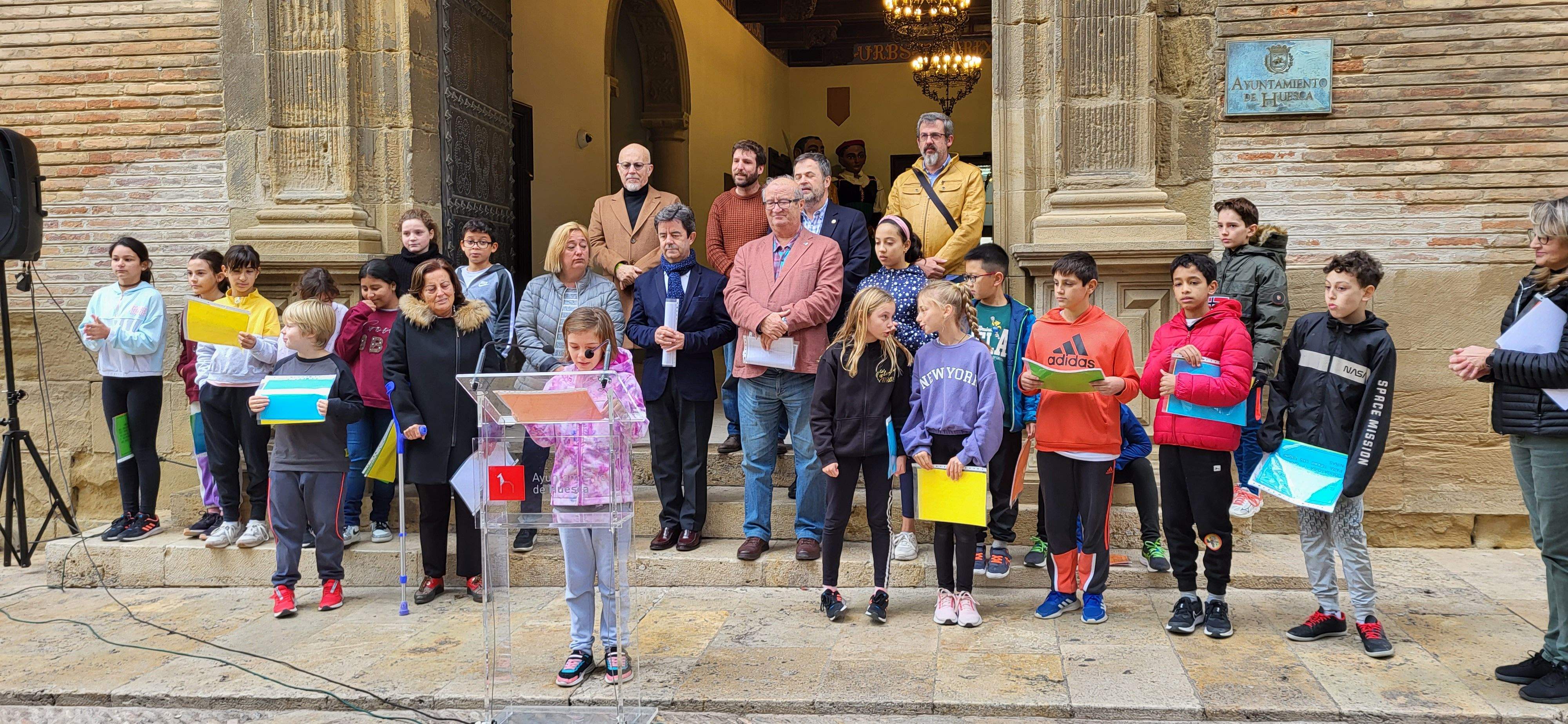 Celebración del Día Internacional de los Derechos de los Niños y las Niñas en Huesca