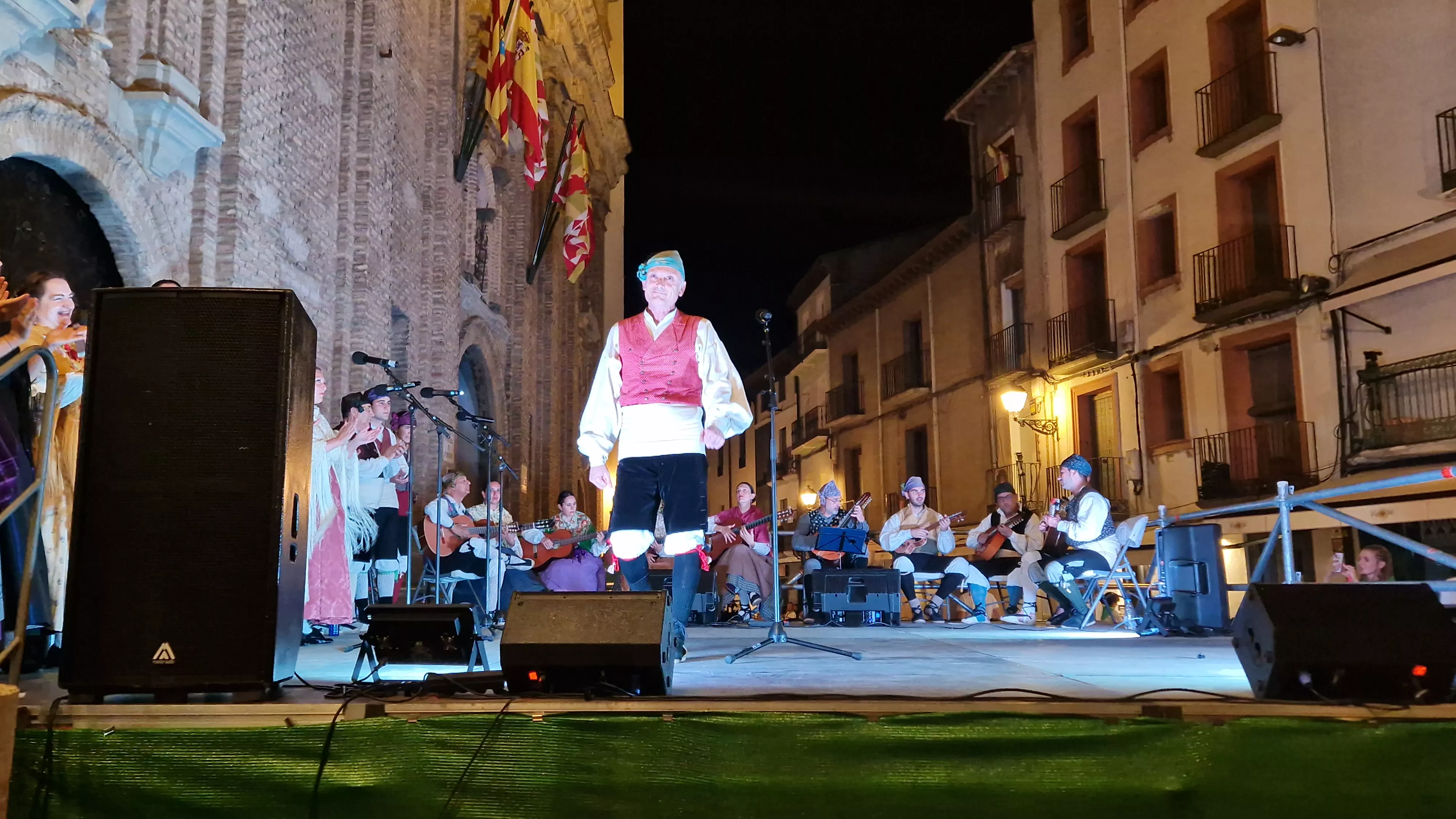 Ronda al Santo el 9 de agosto con Santa Cecilia y Estirpe. Foto Myriam Martínez 