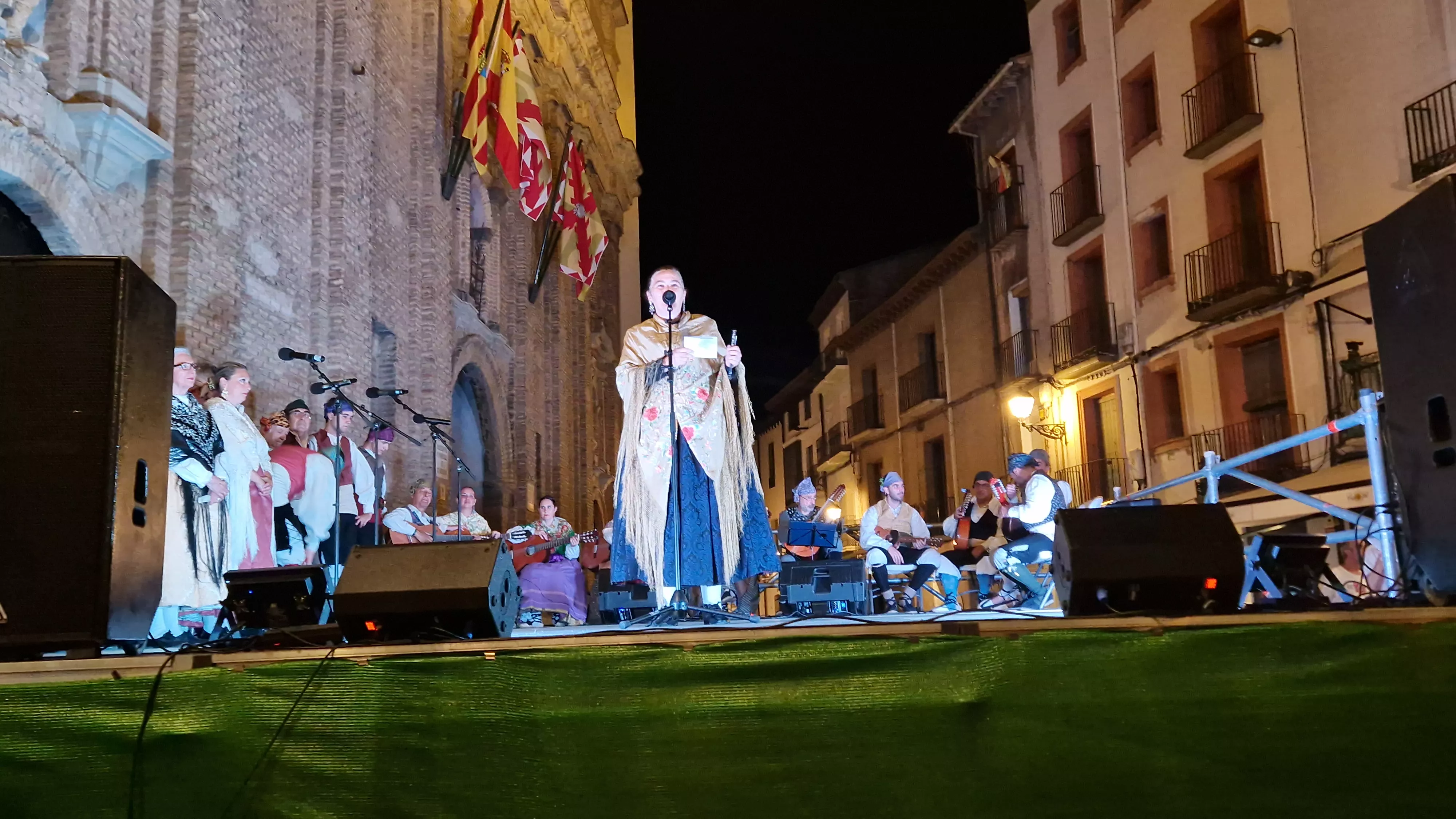 Ronda al Santo el 9 de agosto con Santa Cecilia y Estirpe. Foto Myriam Martínez 