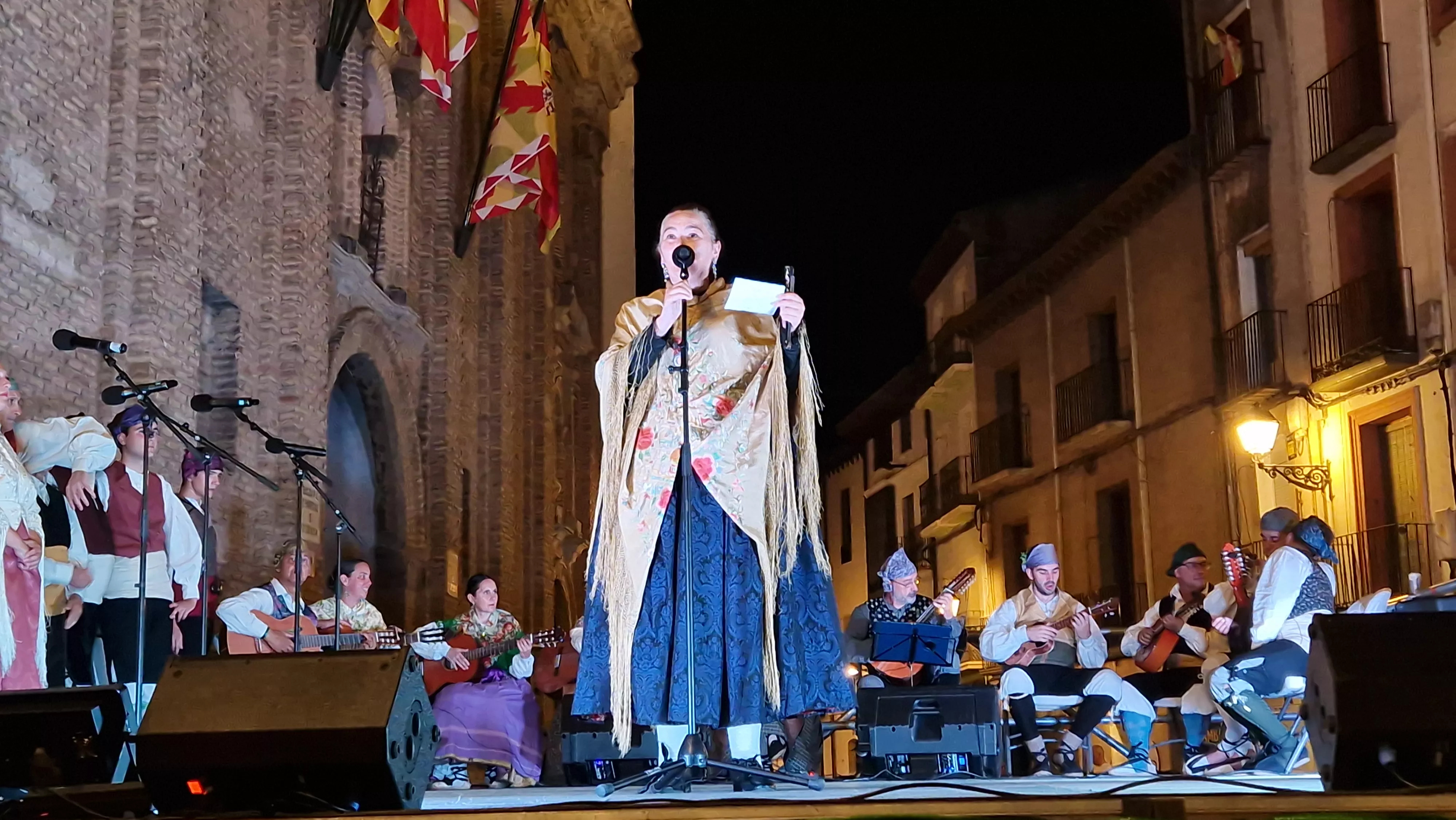 Ronda al Santo el 9 de agosto con Santa Cecilia y Estirpe. Foto Myriam Martínez 
