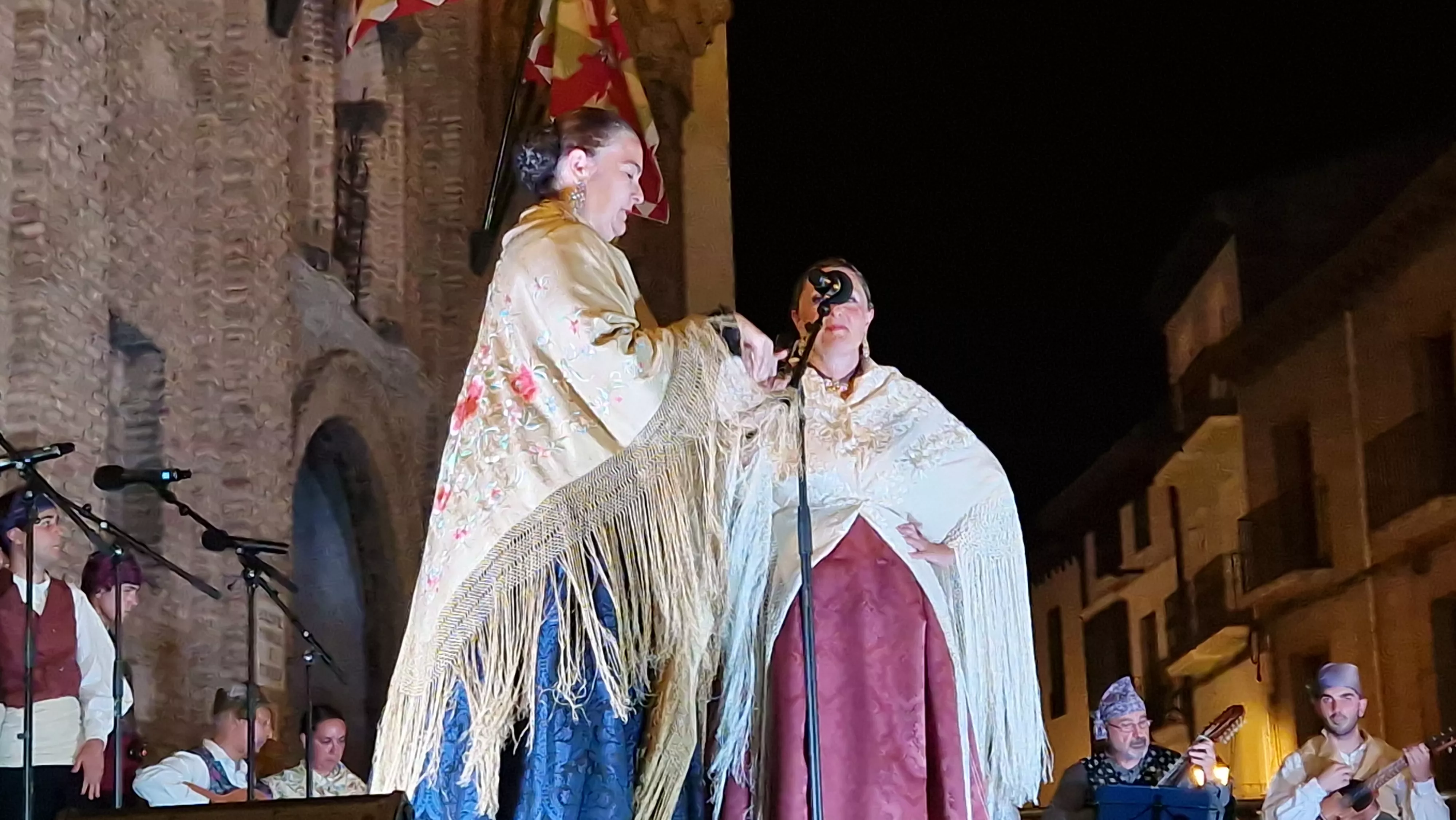 Ronda al Santo el 9 de agosto con Santa Cecilia y Estirpe. Foto Myriam Martínez 