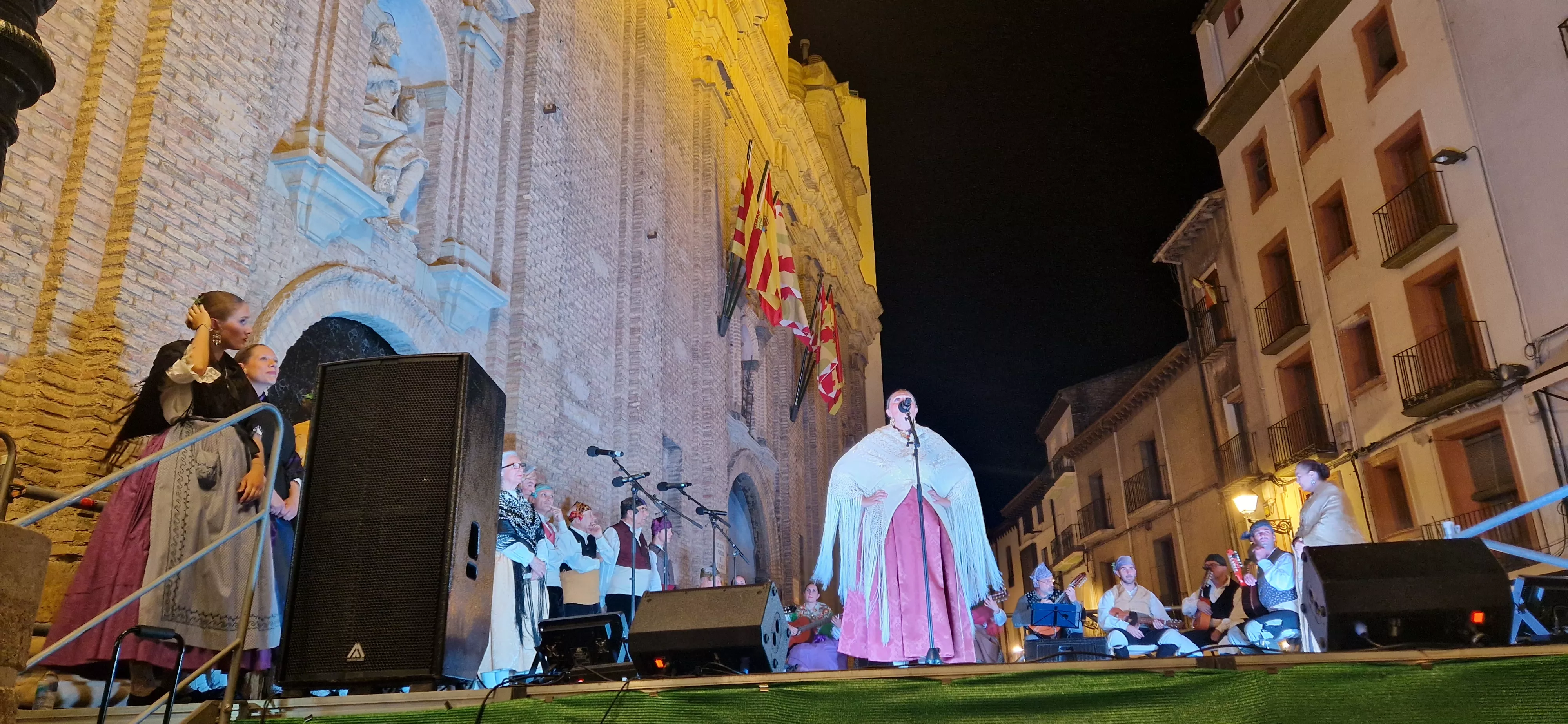 Ronda al Santo el 9 de agosto con Santa Cecilia y Estirpe. Foto Myriam Martínez 