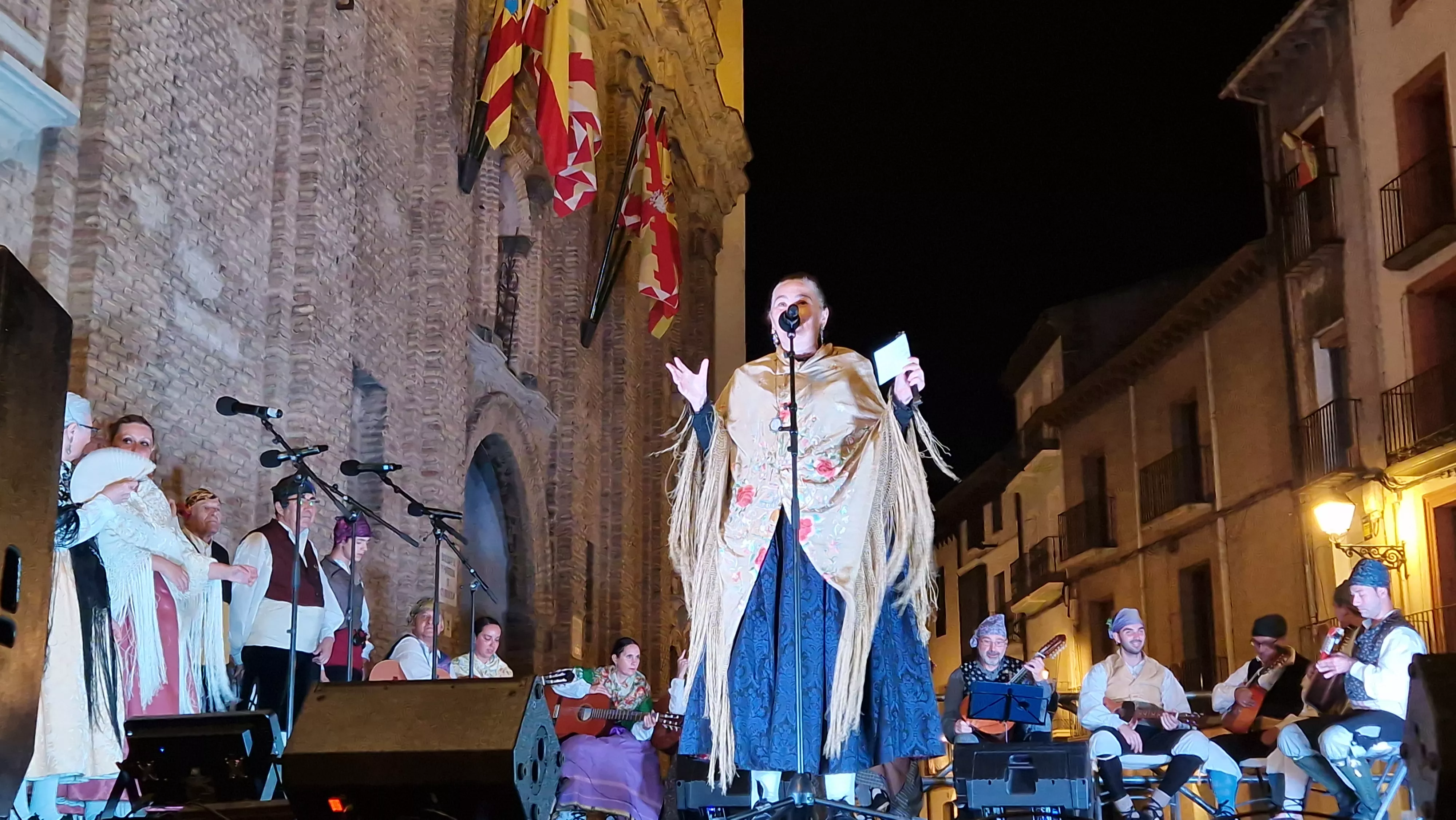 Ronda al Santo el 9 de agosto con Santa Cecilia y Estirpe. Foto Myriam Martínez