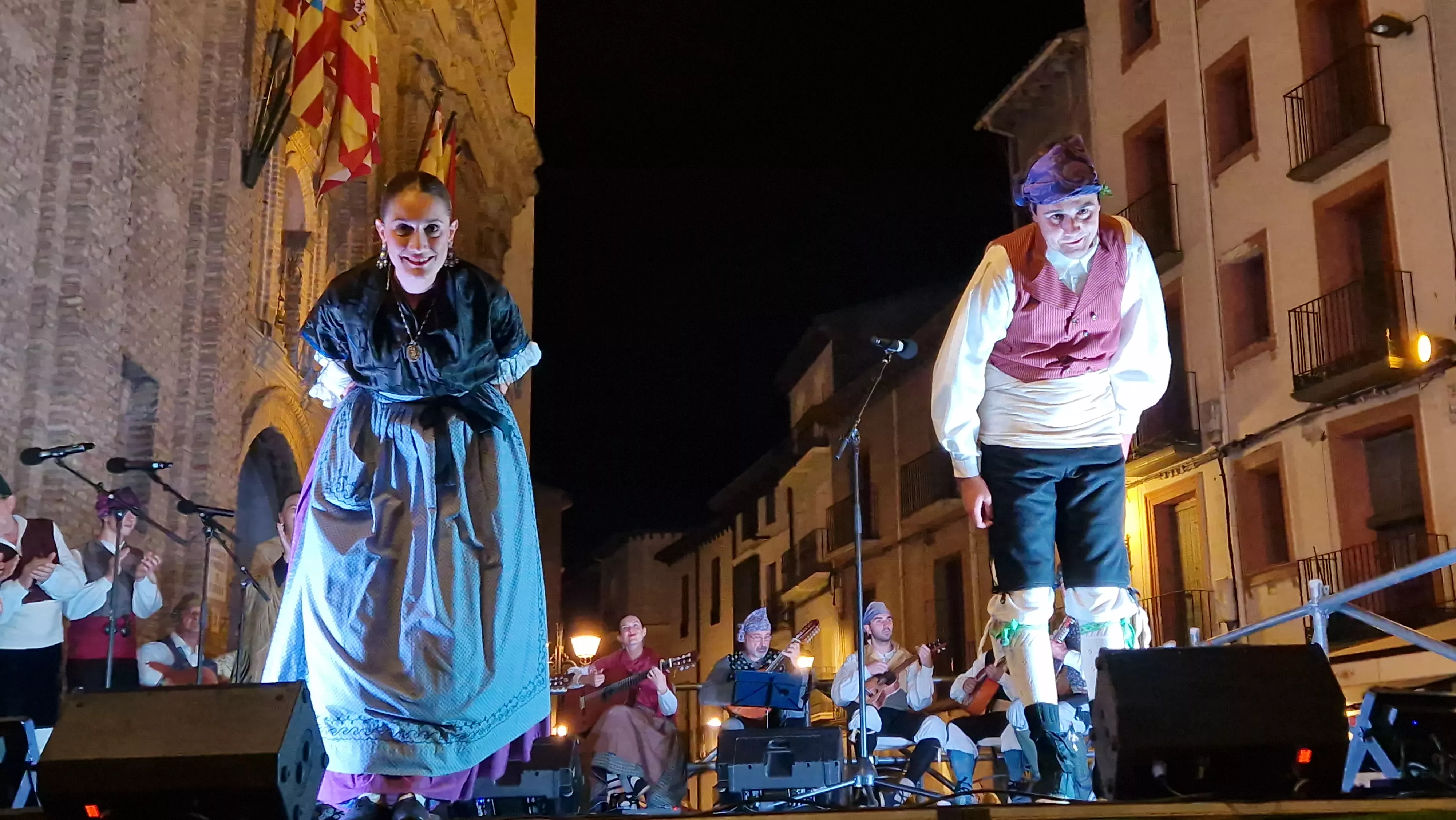 Ronda al Santo el 9 de agosto con Santa Cecilia y Estirpe. Foto Myriam Martínez 