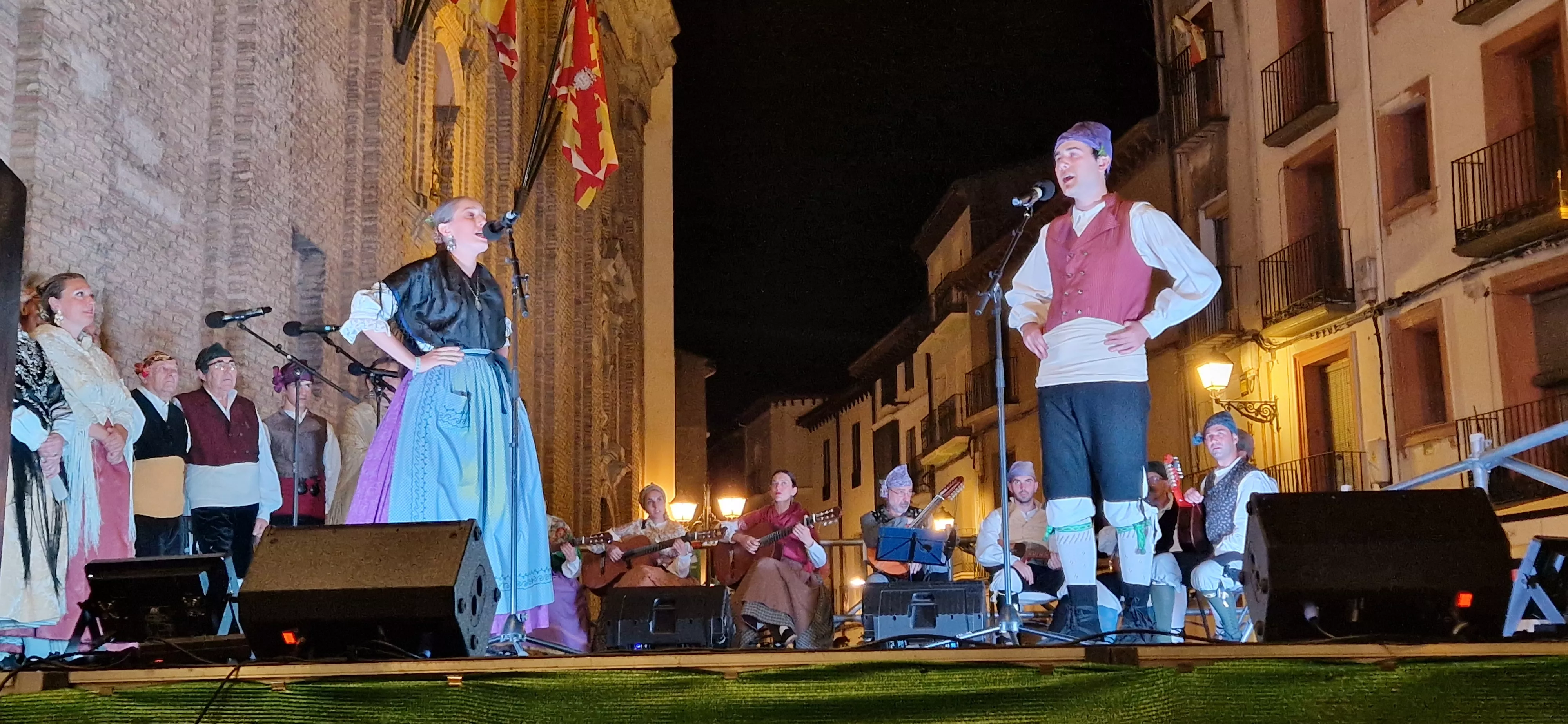 Ronda al Santo el 9 de agosto con Santa Cecilia y Estirpe. Foto Myriam Martínez