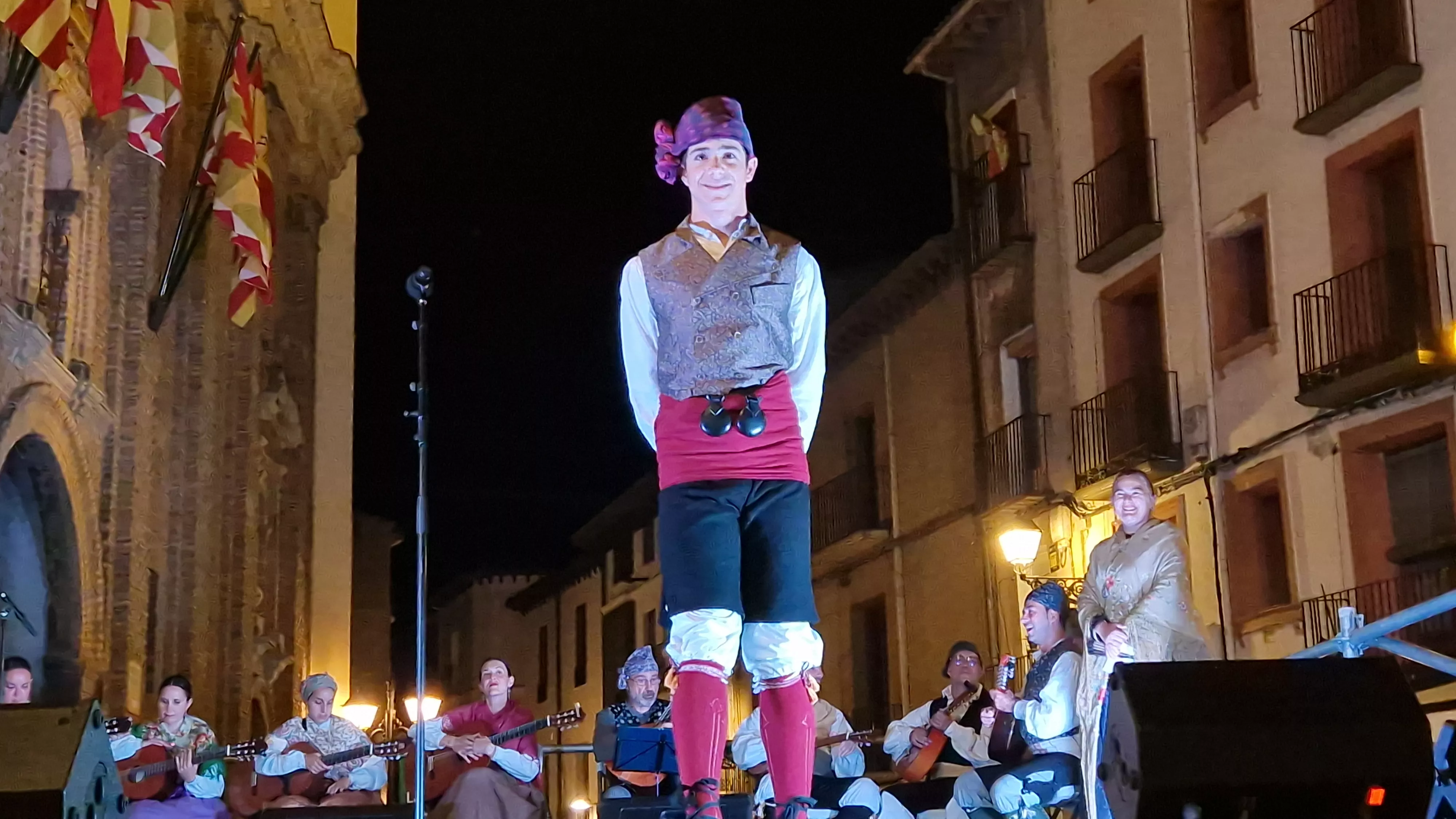 Ronda al Santo el 9 de agosto con Santa Cecilia y Estirpe. Foto Myriam Martínez 