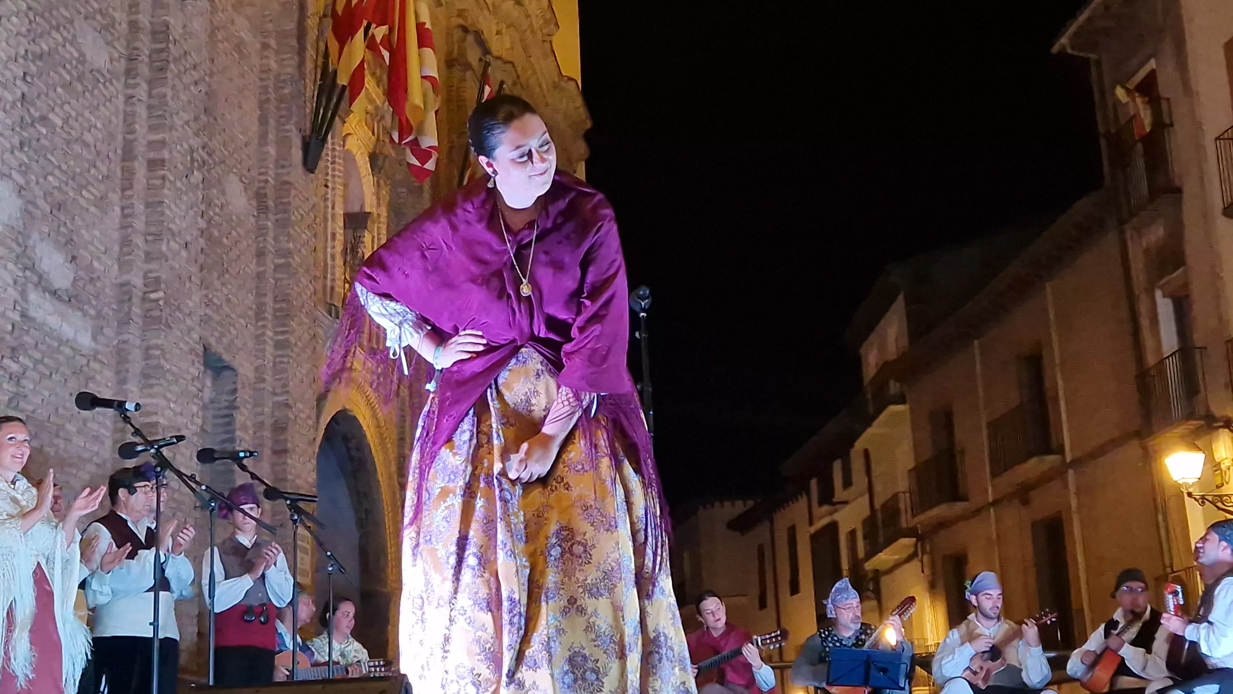 Ronda al Santo el 9 de agosto con Santa Cecilia y Estirpe. Foto Myriam Martínez 
