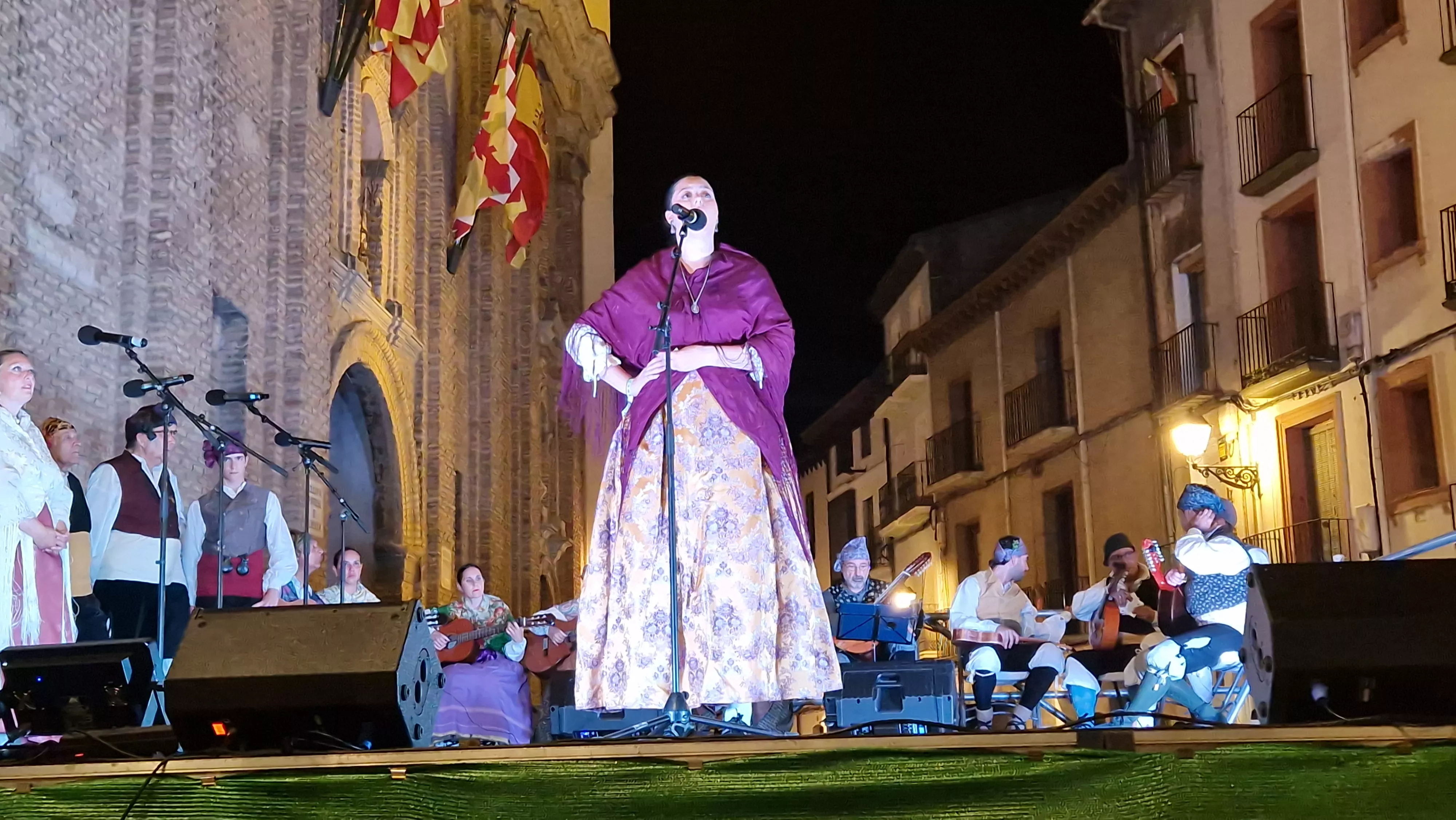 Ronda al Santo el 9 de agosto con Santa Cecilia y Estirpe. Foto Myriam Martínez 