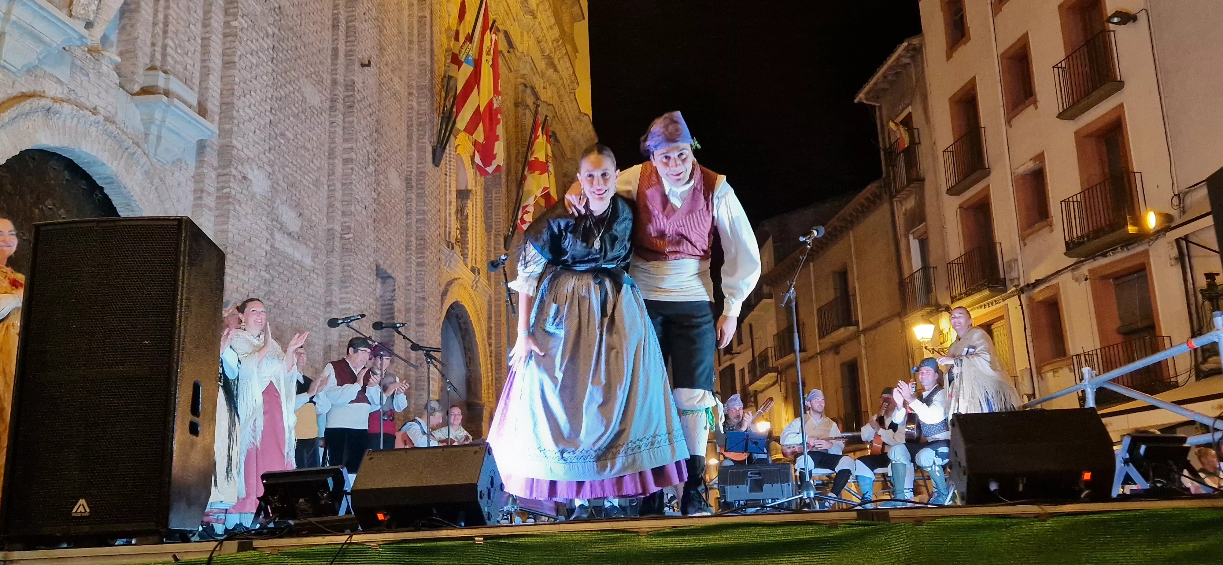 Ronda al Santo el 9 de agosto con Santa Cecilia y Estirpe. Foto Myriam Martínez 