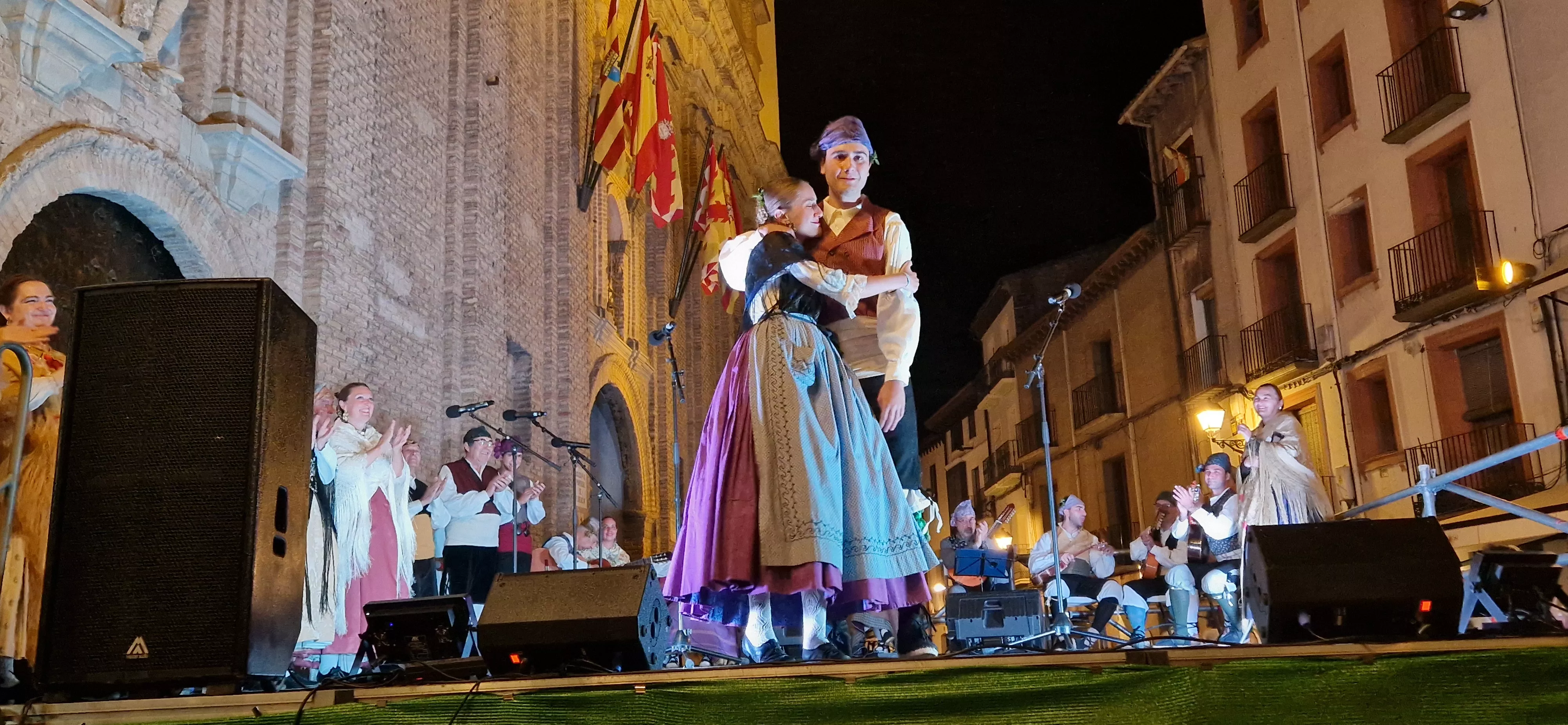Ronda al Santo el 9 de agosto con Santa Cecilia y Estirpe. Foto Myriam Martínez 
