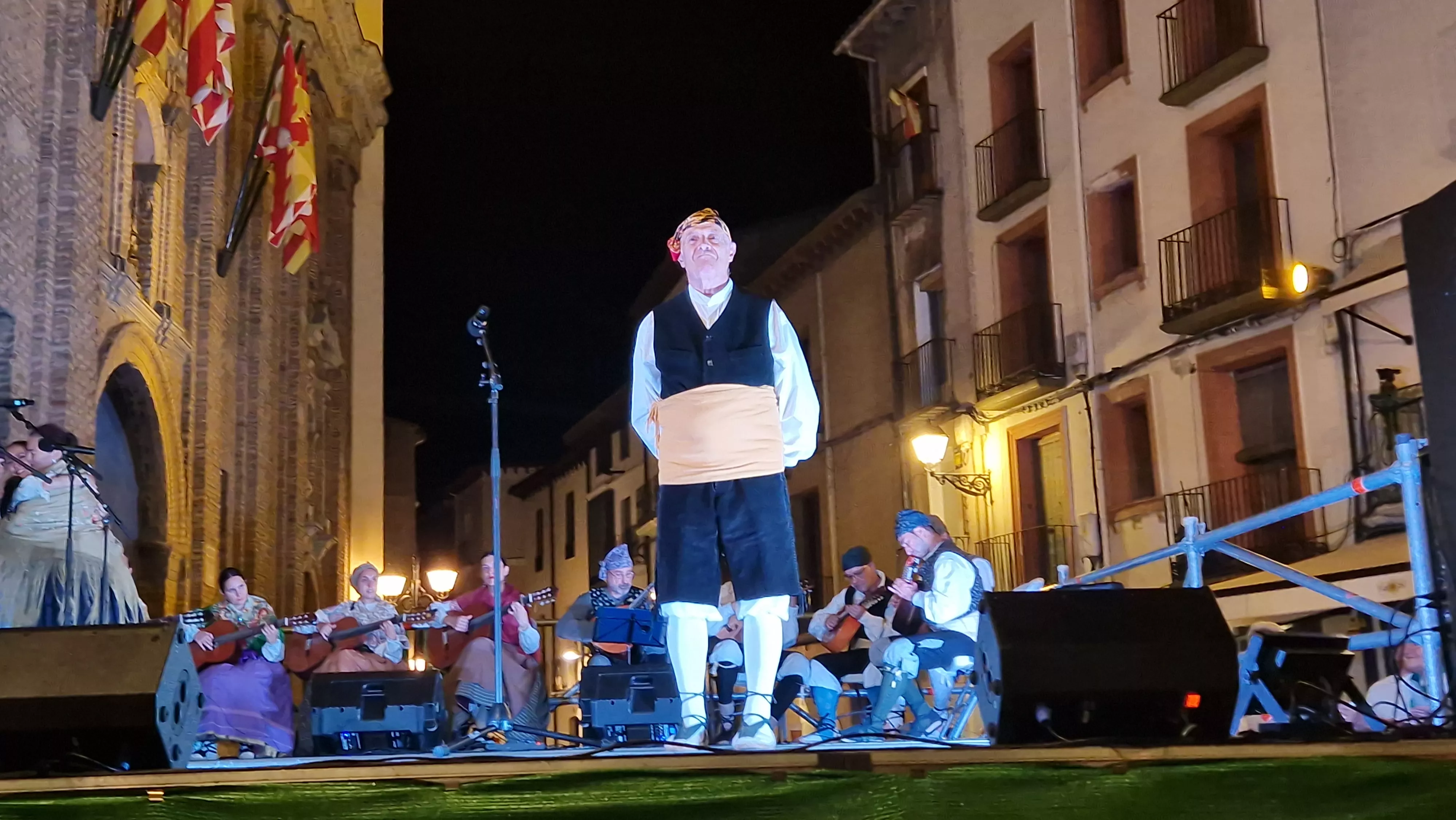 Ronda al Santo el 9 de agosto con Santa Cecilia y Estirpe. Foto Myriam Martínez 