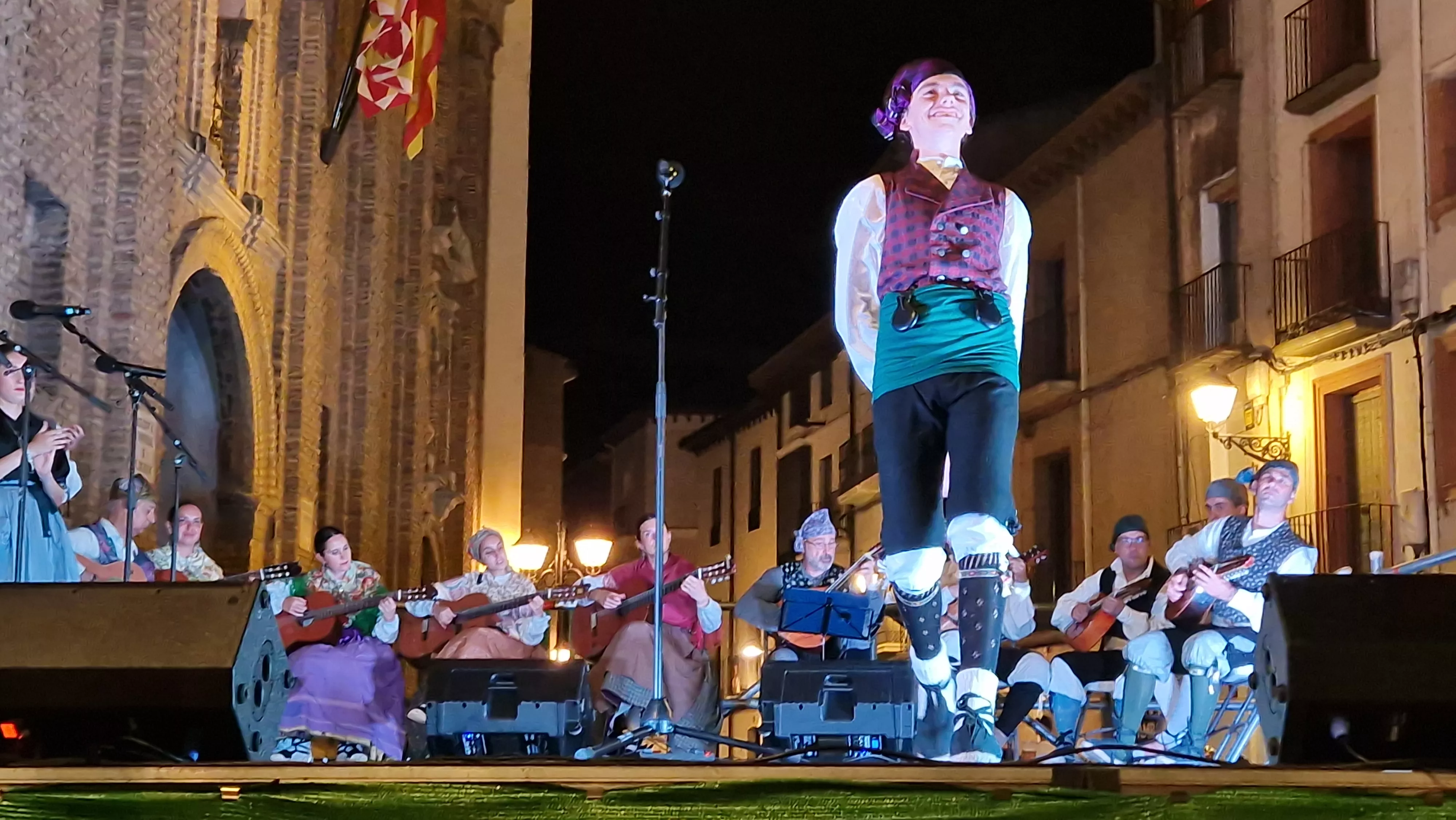 Ronda al Santo el 9 de agosto con Santa Cecilia y Estirpe. Foto Myriam Martínez 