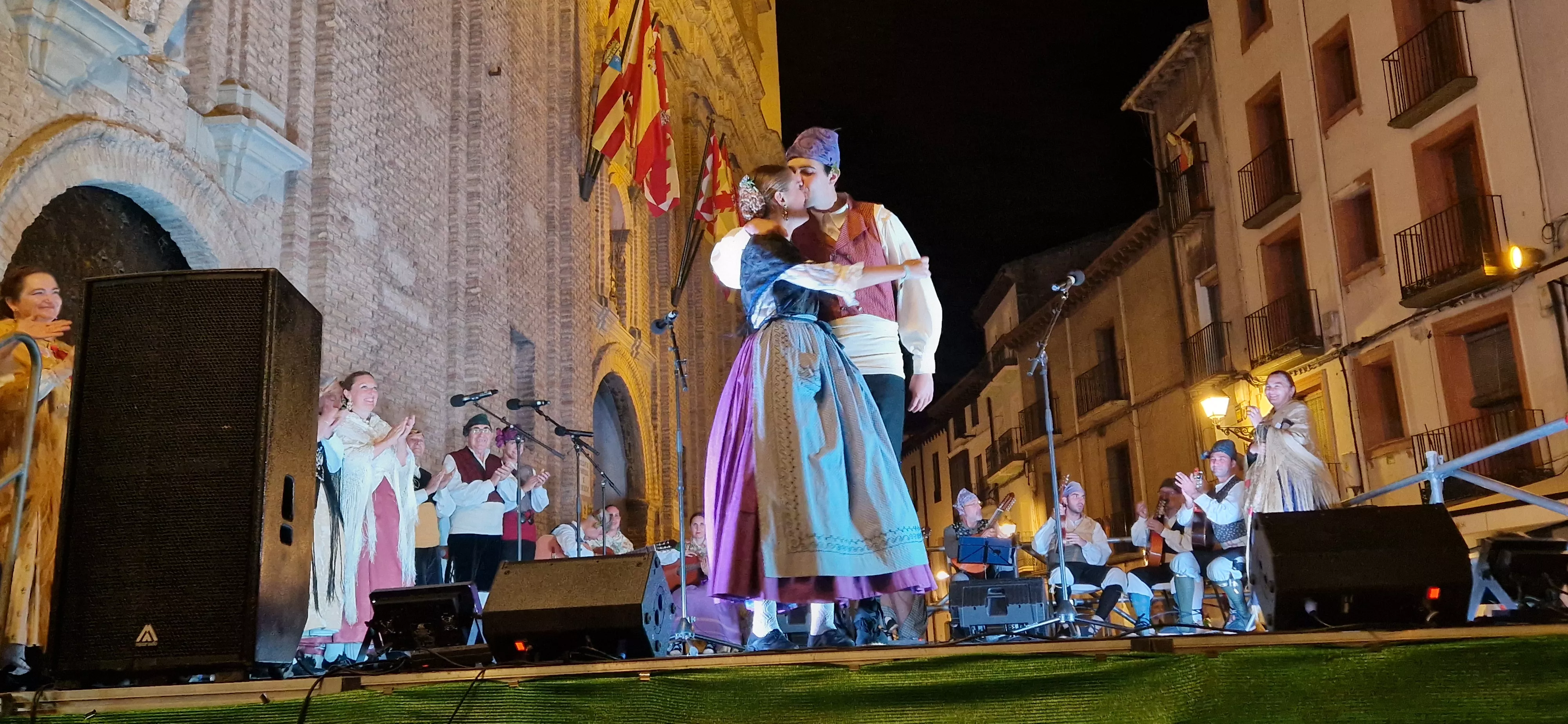 Ronda al Santo el 9 de agosto con Santa Cecilia y Estirpe. Foto Myriam Martínez 
