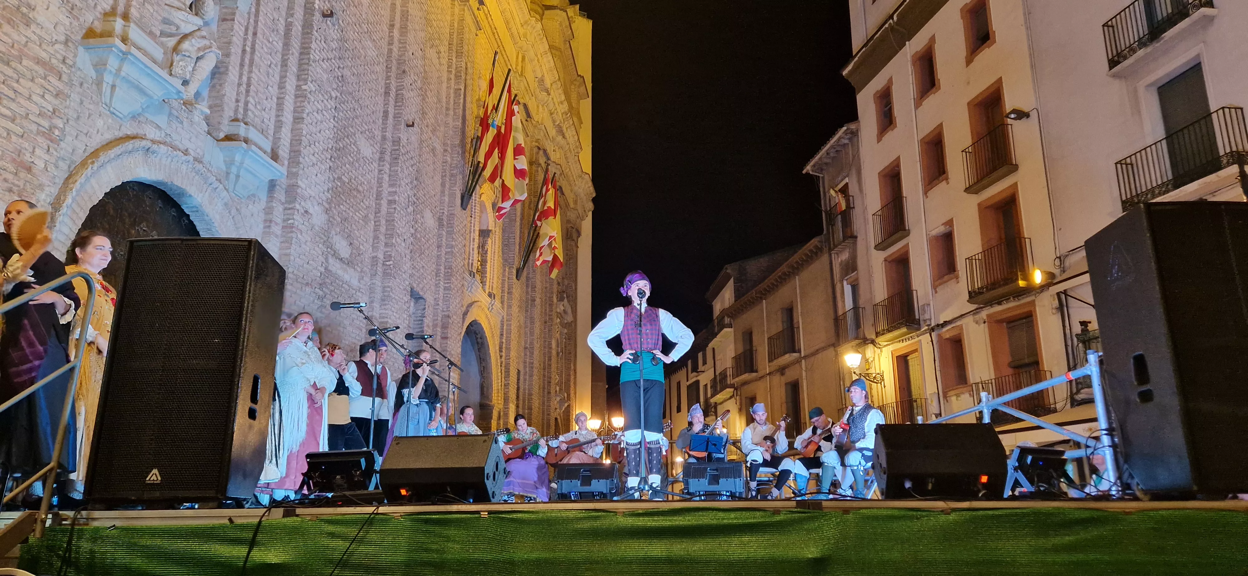Ronda al Santo el 9 de agosto con Santa Cecilia y Estirpe. Foto Myriam Martínez 