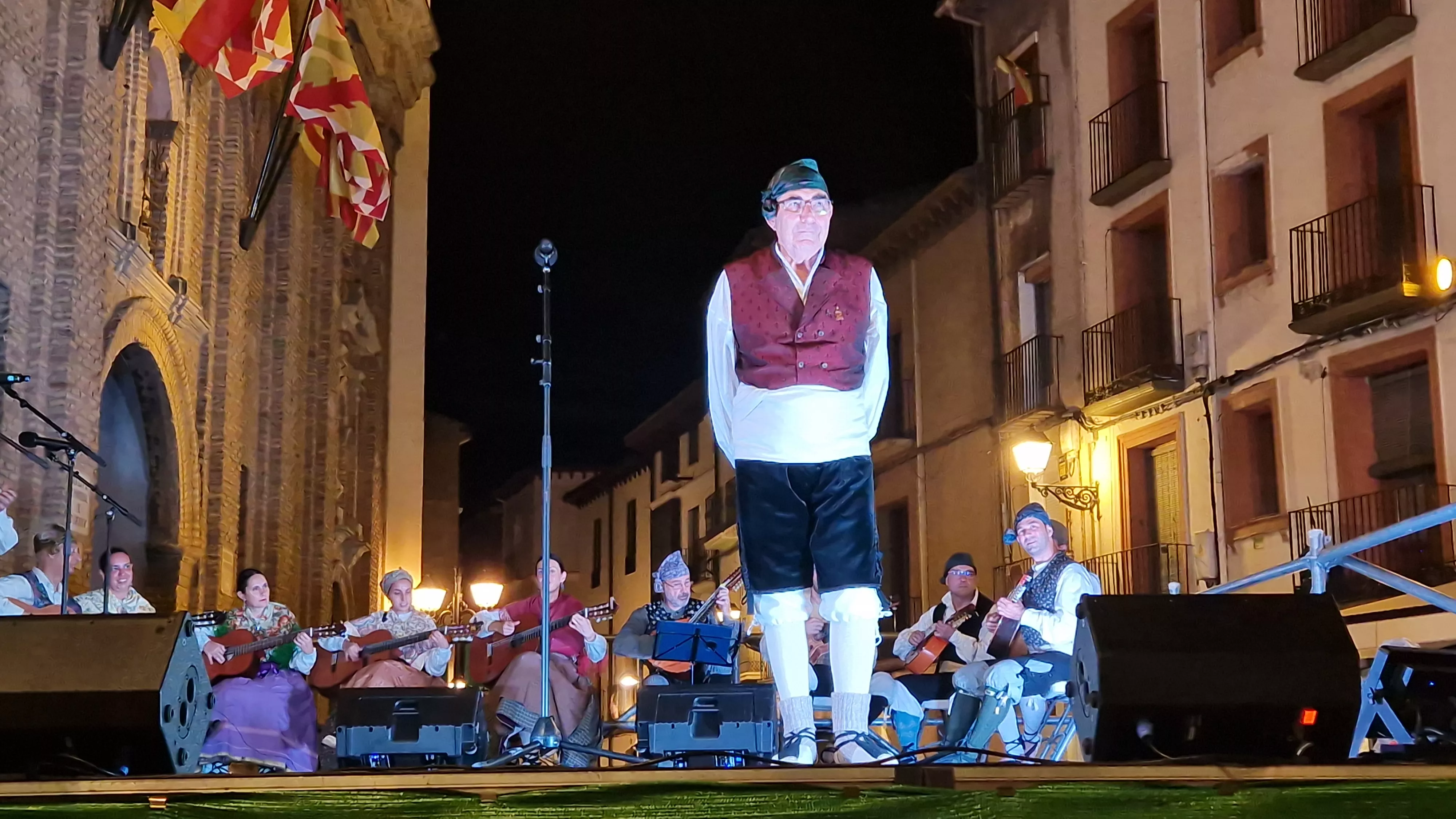 Ronda al Santo el 9 de agosto con Santa Cecilia y Estirpe. Foto Myriam Martínez 
