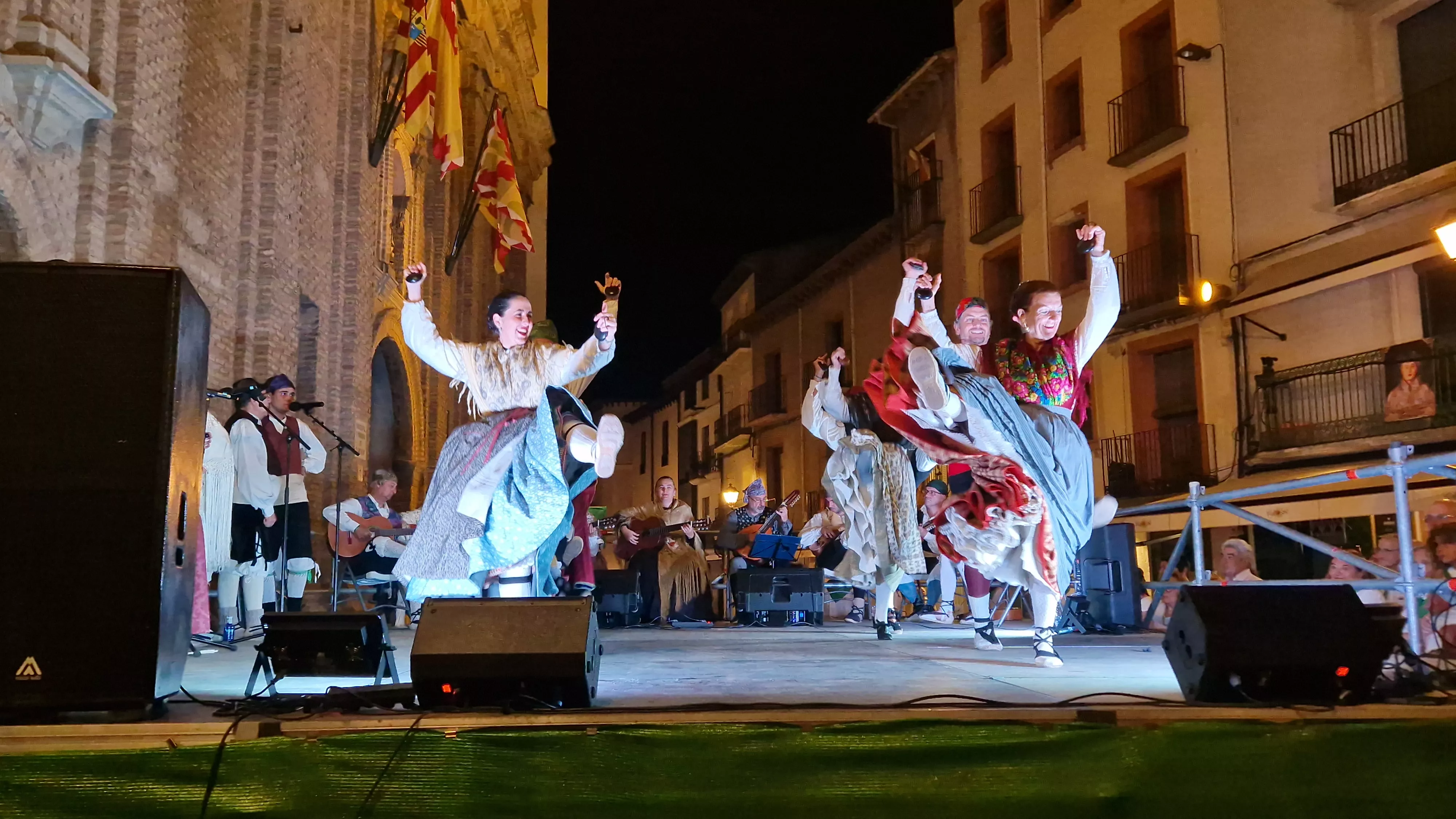 Ronda al Santo el 9 de agosto con Santa Cecilia y Estirpe. Foto Myriam Martínez 