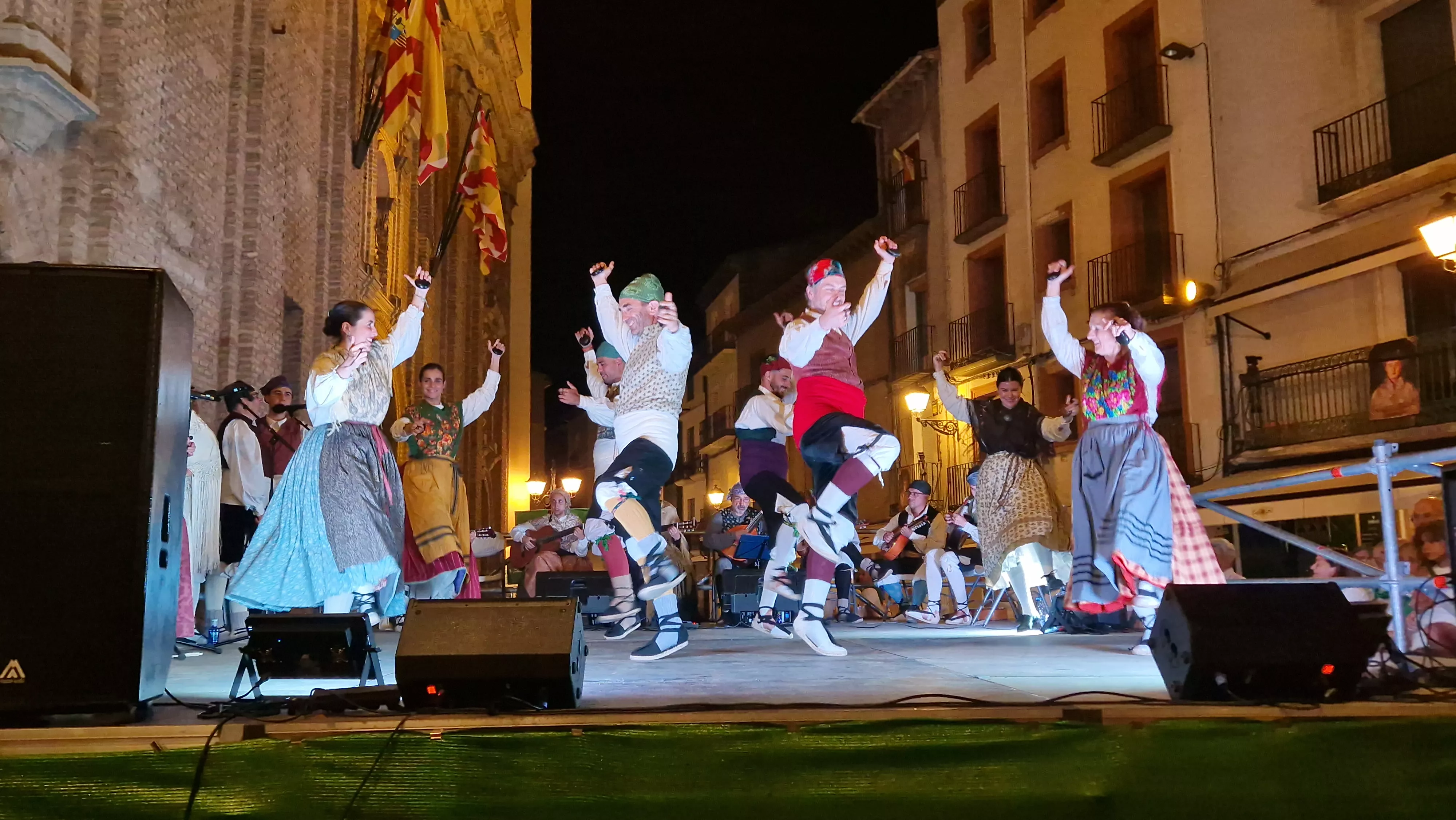 Ronda al Santo el 9 de agosto con Santa Cecilia y Estirpe. Foto Myriam Martínez 