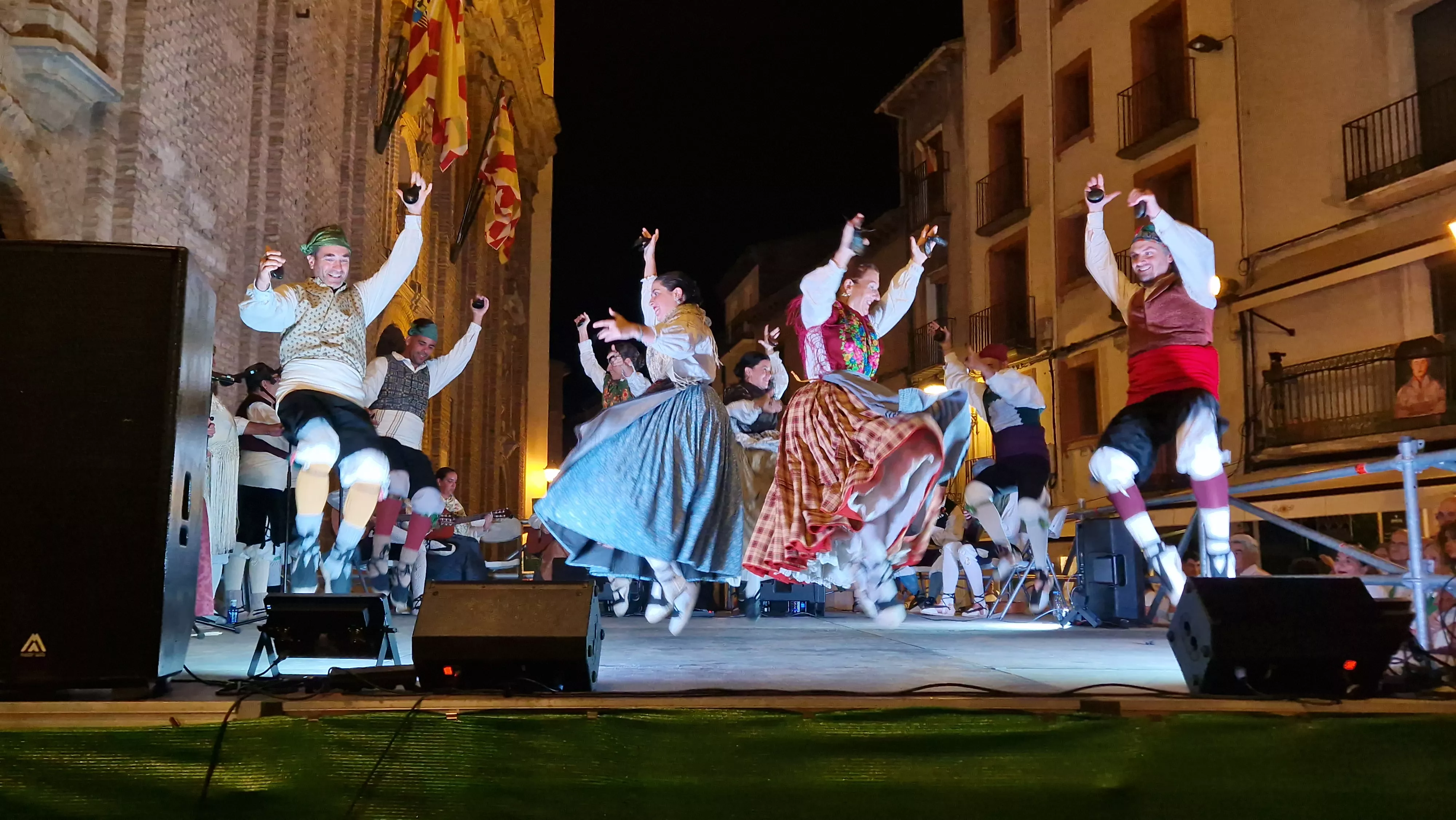 Ronda al Santo el 9 de agosto con Santa Cecilia y Estirpe. Foto Myriam Martínez 