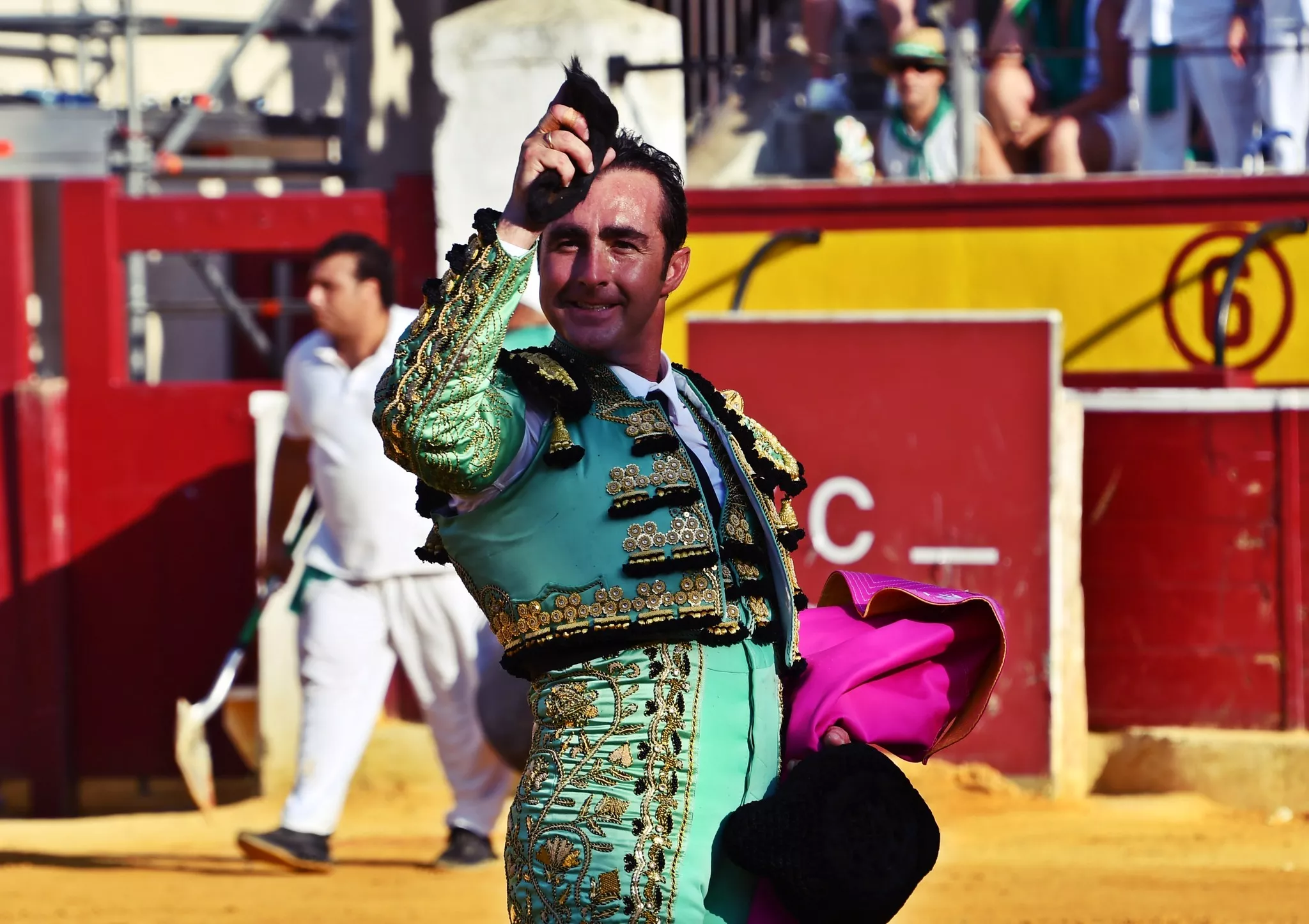 Imágenes de la primera corrida de toros de la Feria de La Albahaca 2024. Foto: Tauroemoción