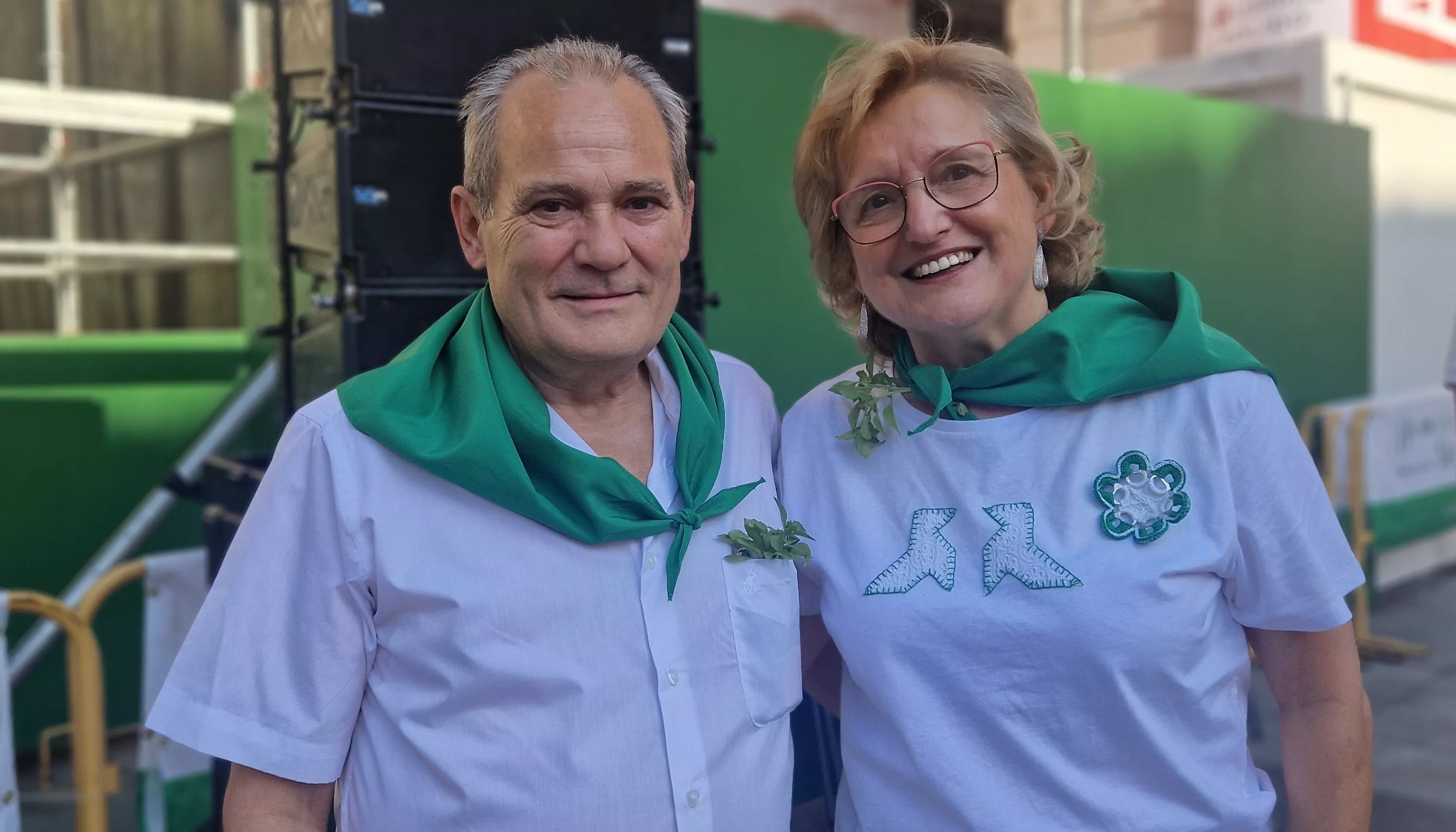 Toño y Macu, el Encanto del Barrio y el encanto de Huesca. Foto Myriam Martínez 