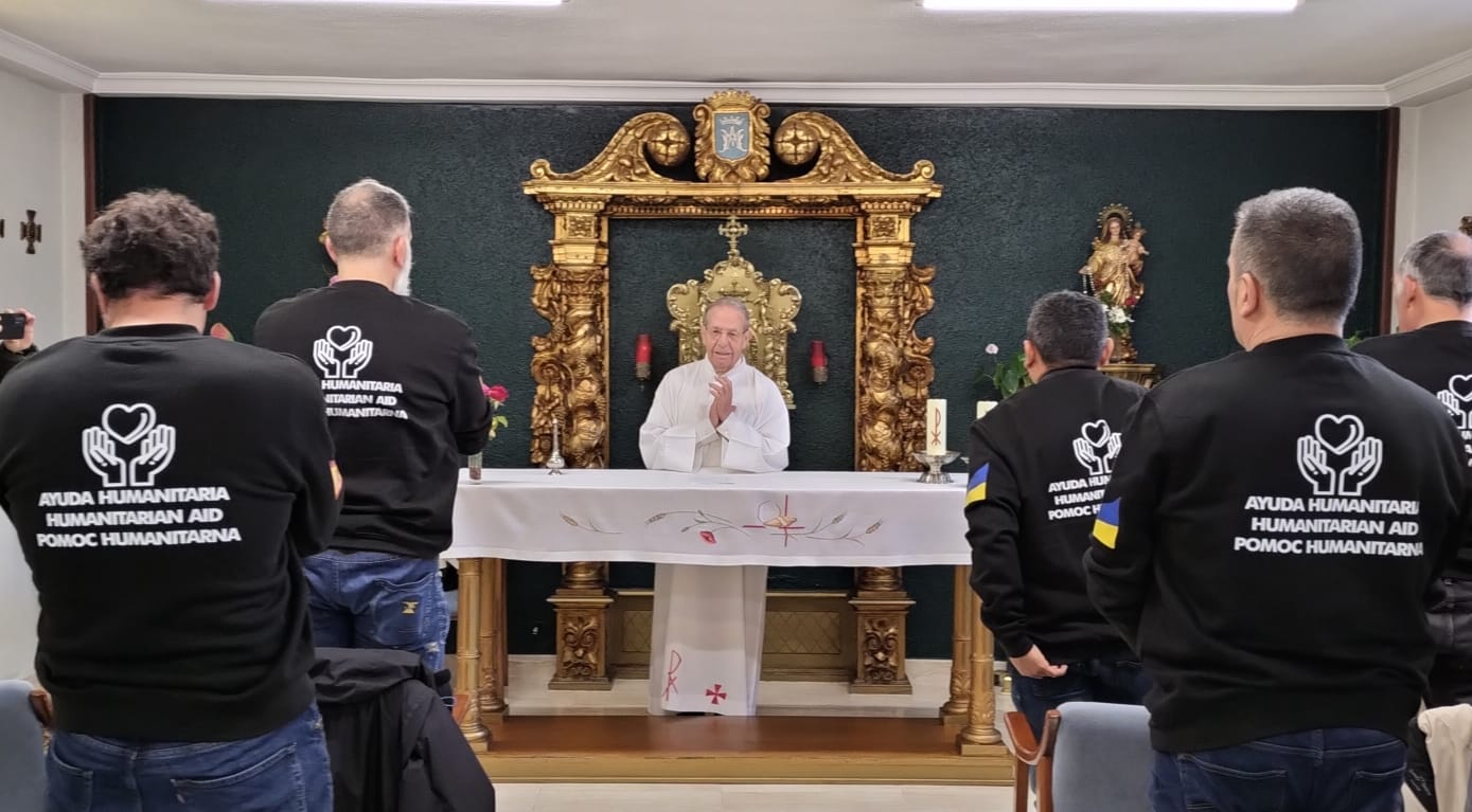 Bendición de la expedición Pirineos Ucrania