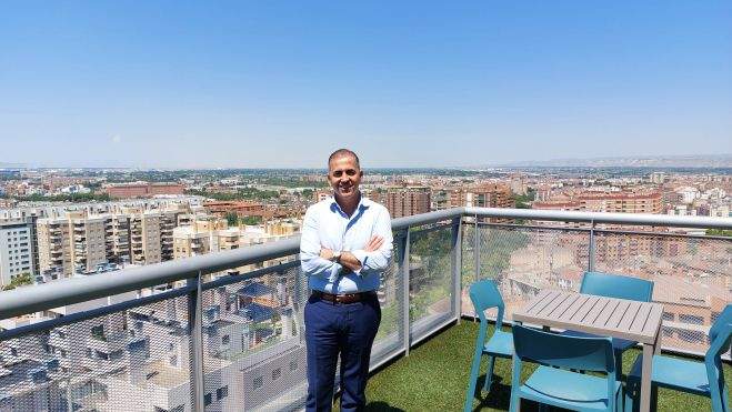 Pablo Lera, en una Pablo Lera, en una