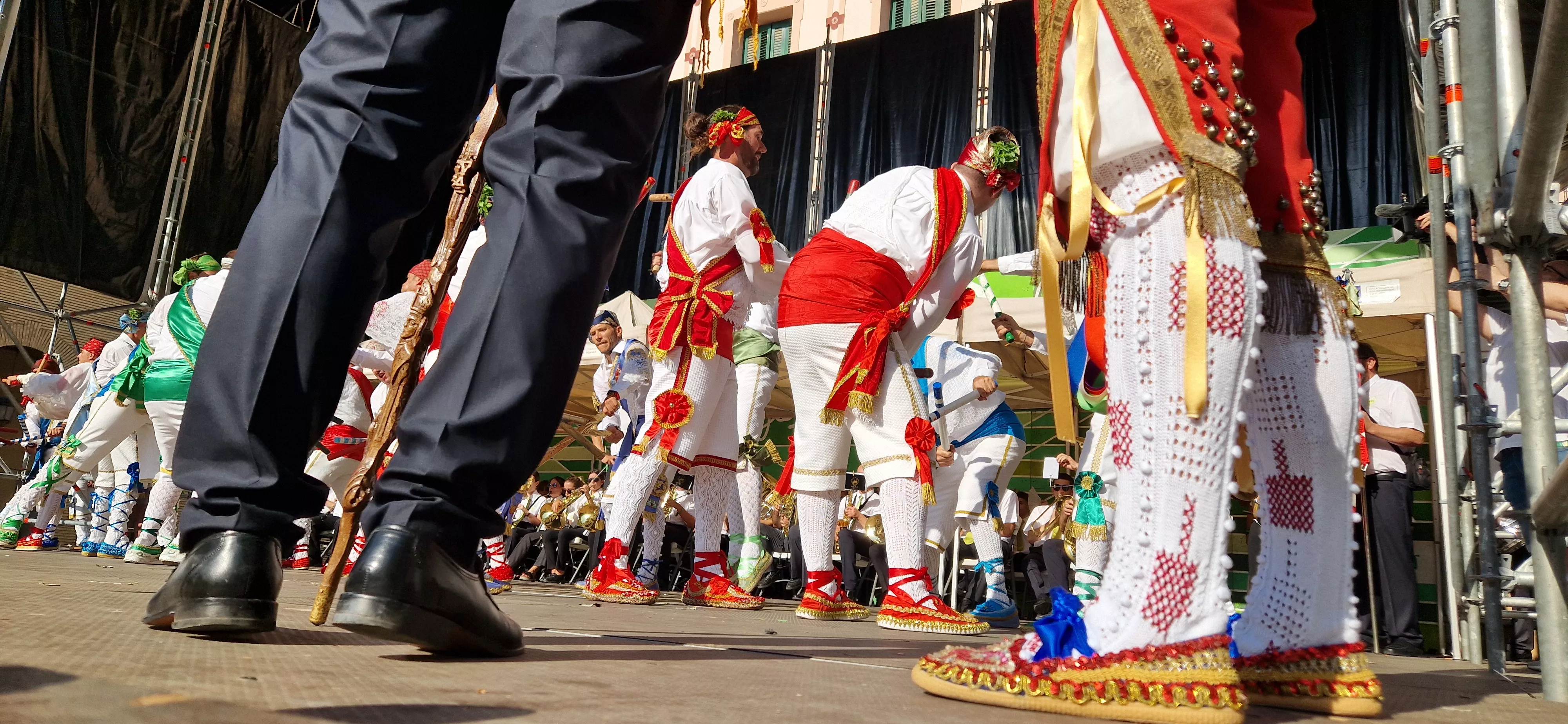 Actuación de los Danzantes el 11 de agosto. Foto Myriam Martínez 