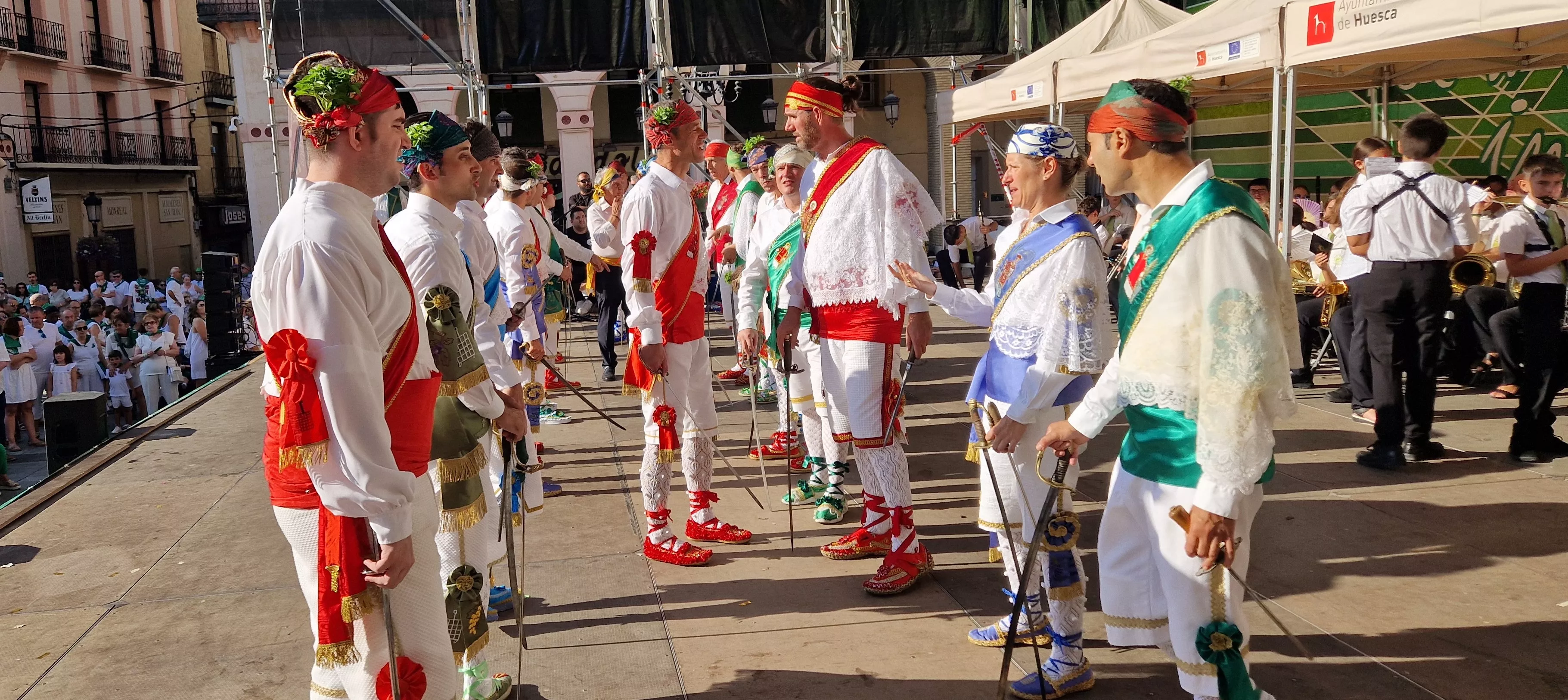 Actuación de los Danzantes el 11 de agosto. Foto Myriam Martínez 