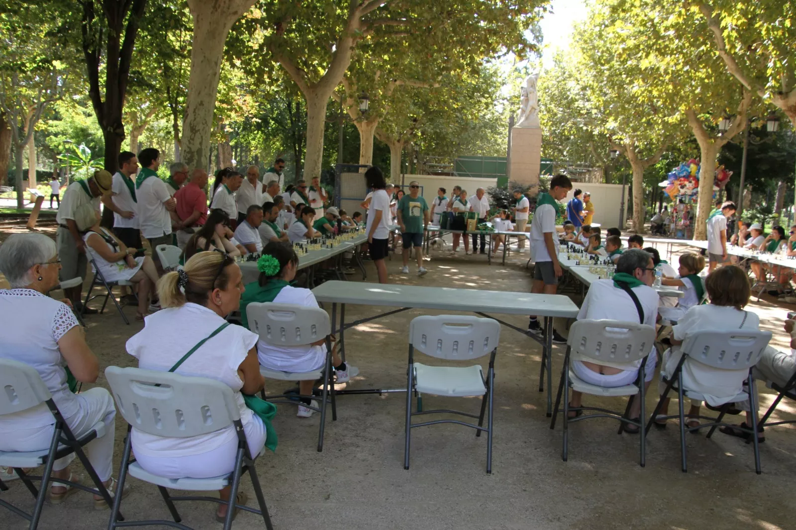 Imágenes de las Simultáneas de Ajedrez de San Lorenzo. Foto: Carlos Neofato