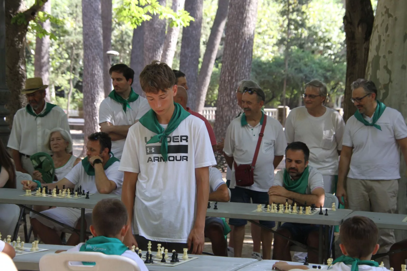 Imágenes de las Simultáneas de Ajedrez de San Lorenzo. Foto: Carlos Neofato