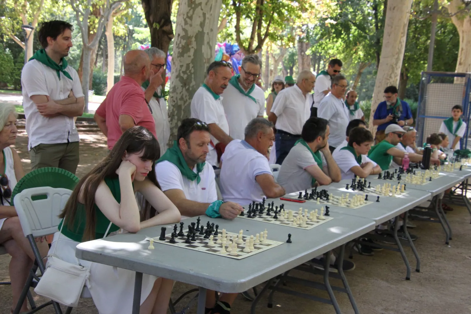 Imágenes de las Simultáneas de Ajedrez de San Lorenzo. Foto: Carlos Neofato