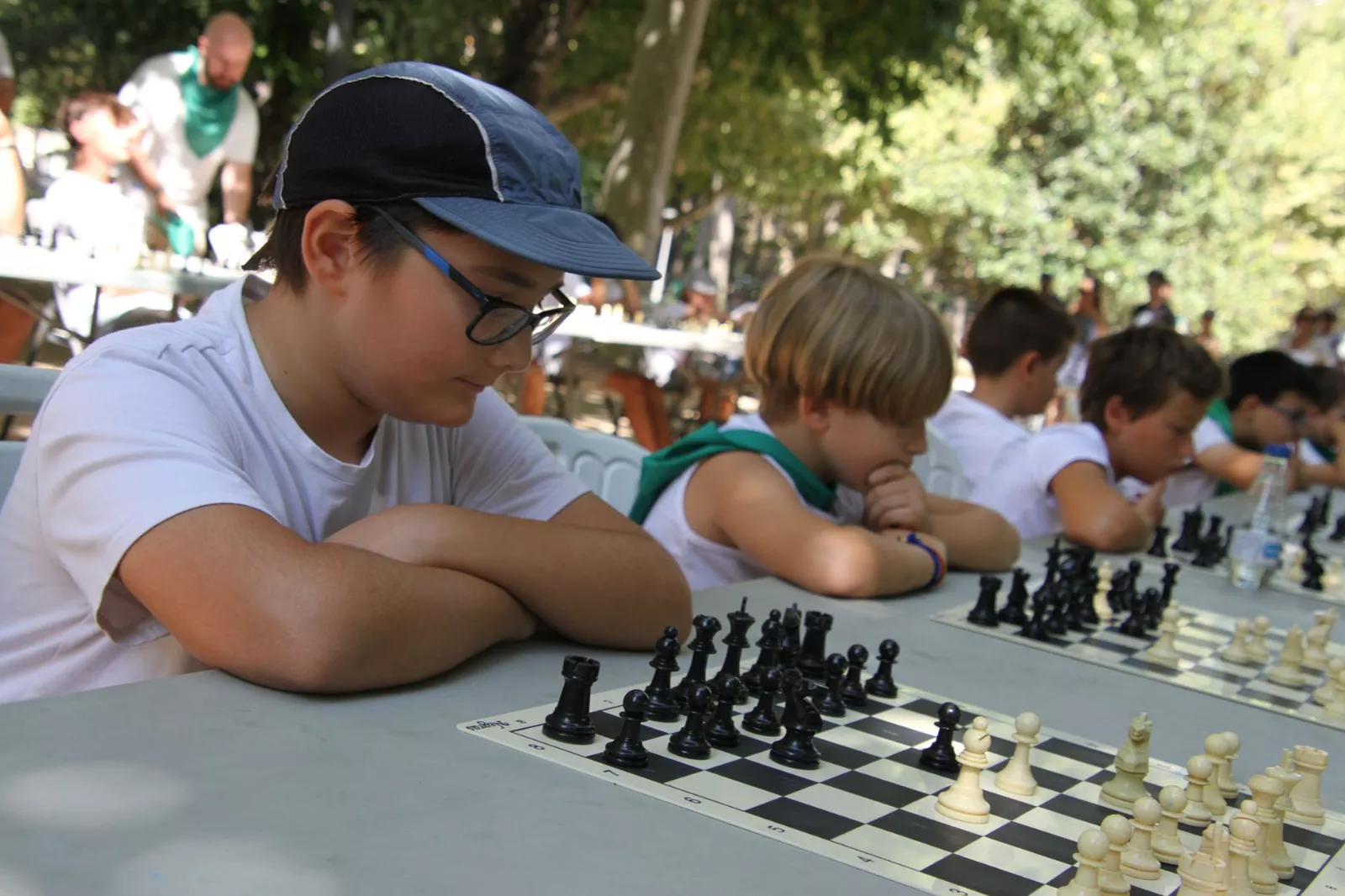 Imágenes de las Simultáneas de Ajedrez de San Lorenzo. Foto: Carlos Neofato
