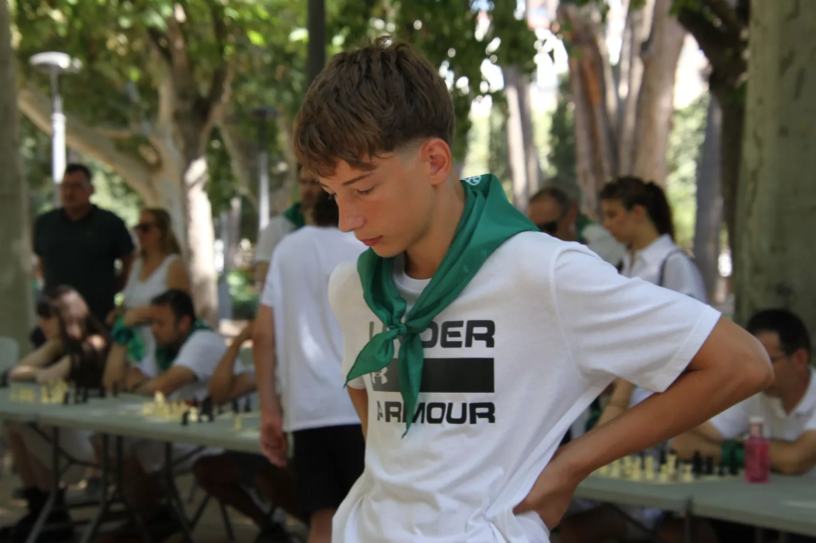 Imágenes de las Simultáneas de Ajedrez de San Lorenzo. Foto: Carlos Neofato